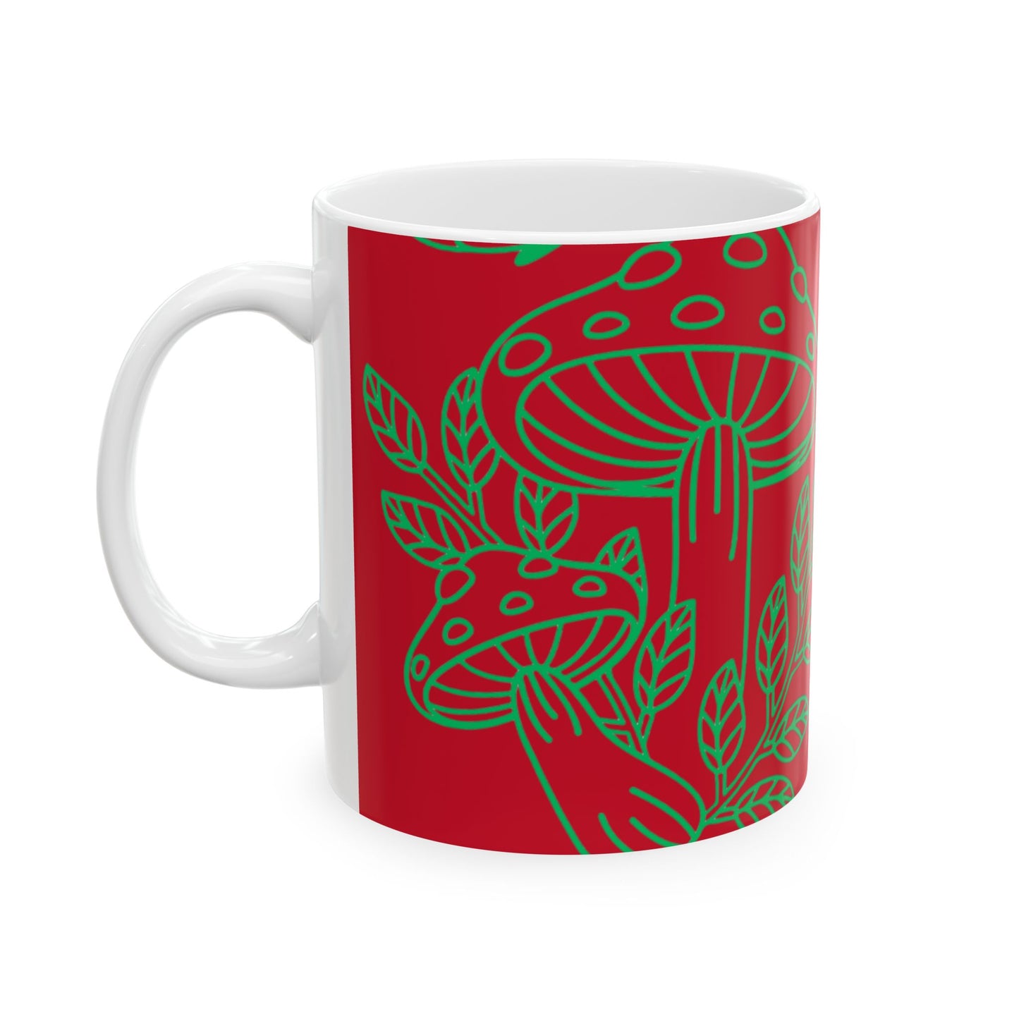 Mushroom coffee cup, (11oz, 15oz)