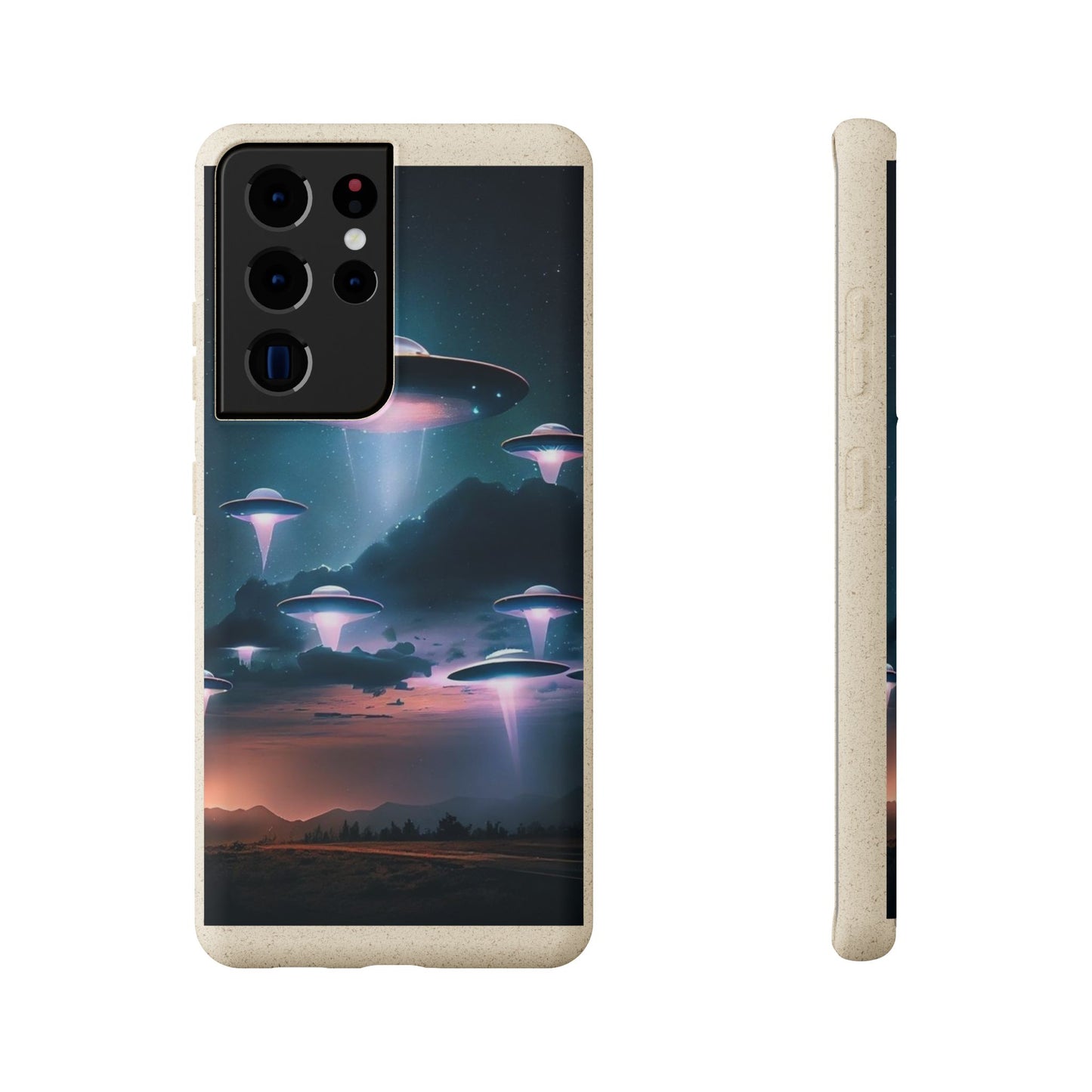 Biodegradable UFO Phone Case - Eco-Friendly and Stylish Design
