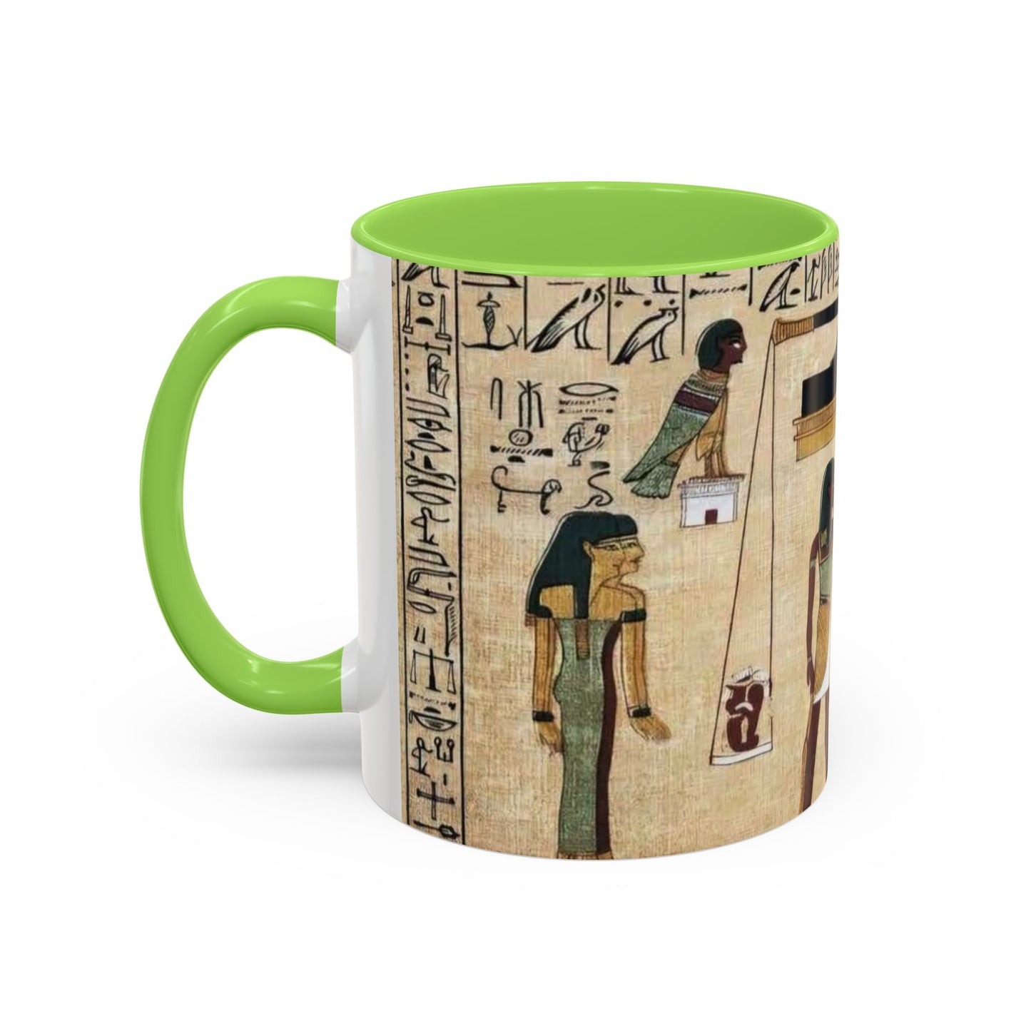 Ancient Egyptian Themed Coffee Mug - Colorful 11oz & 15oz | Unique Art Gift for History Lovers