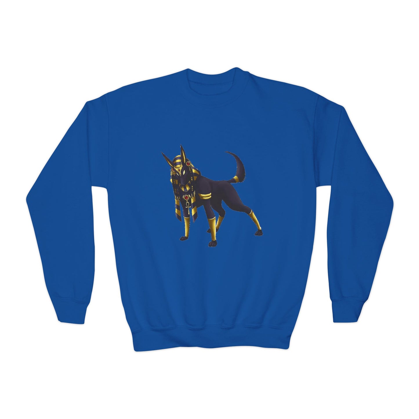 Golden Dog Youth Crewneck Sweatshirt, Animal Lover Gift, Cozy Youth Apparel, Pet Memorial, Dog-Themed Sweatshirt, Fun Everyday Wear