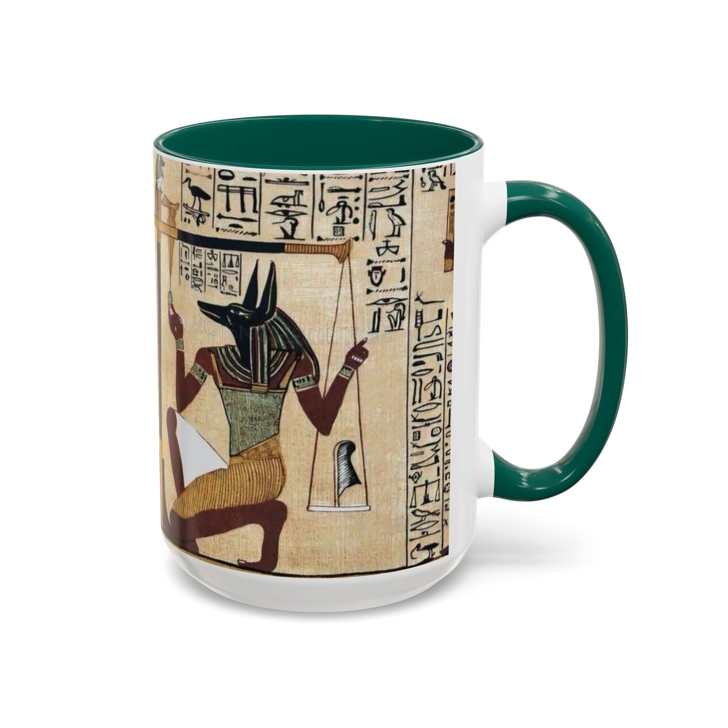 Ancient Egyptian Themed Coffee Mug - Colorful 11oz & 15oz | Unique Art Gift for History Lovers