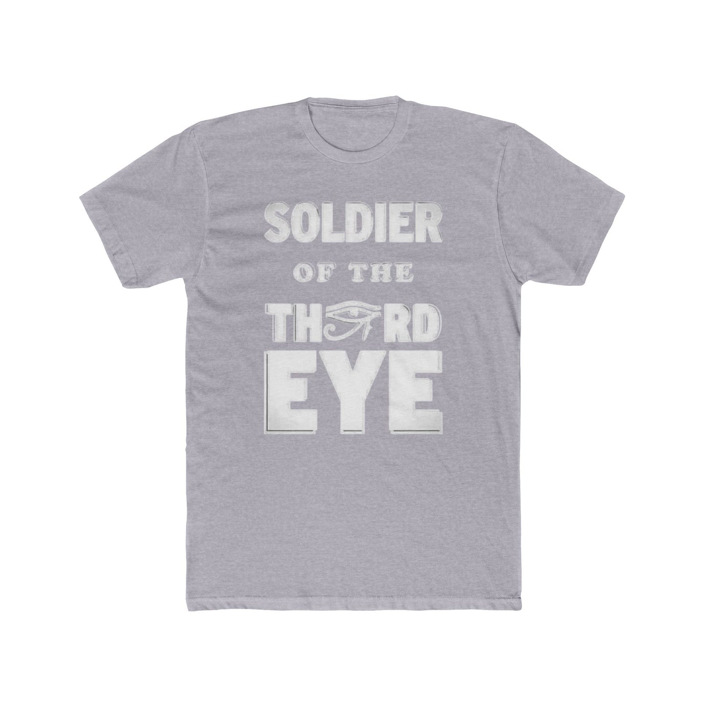 Soldier of the Third Eye Unisex Cotton Crew Tee, Spiritual T-Shirt, Gift for Friends, Meditation Shirt, Mindfulness Apparel