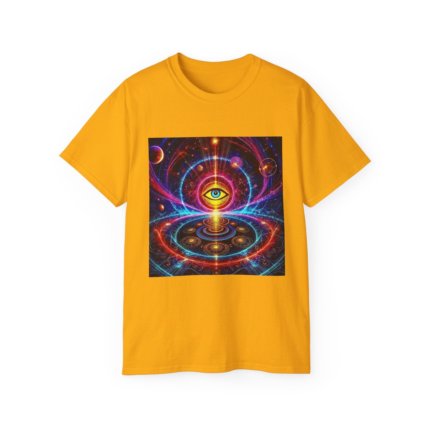 Cosmic Eye T-shirt Unisex Ultra Cotton Tee - Spiritual Graphic Shirt, Psychedelic Fashion, Festival Wear, Art Tee, Gift for Dreamers
