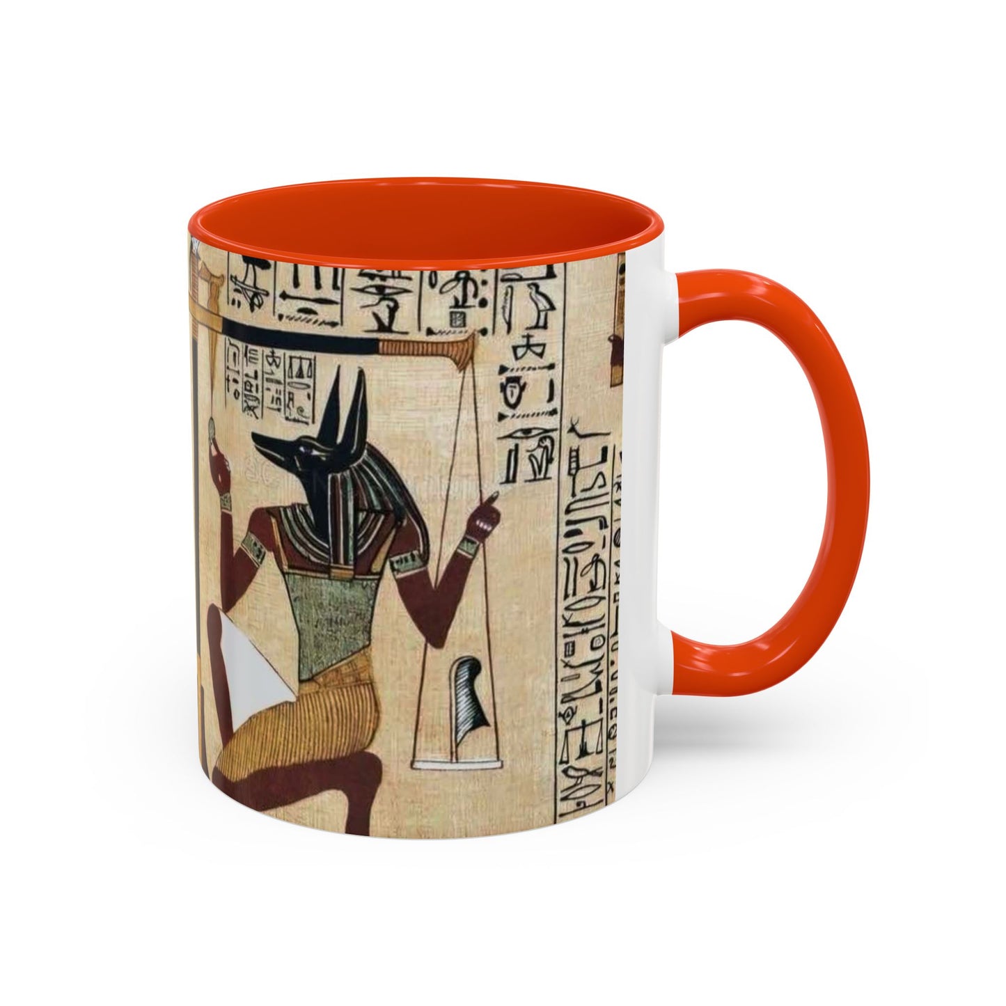 Ancient Egyptian Themed Coffee Mug - Colorful 11oz & 15oz | Unique Art Gift for History Lovers