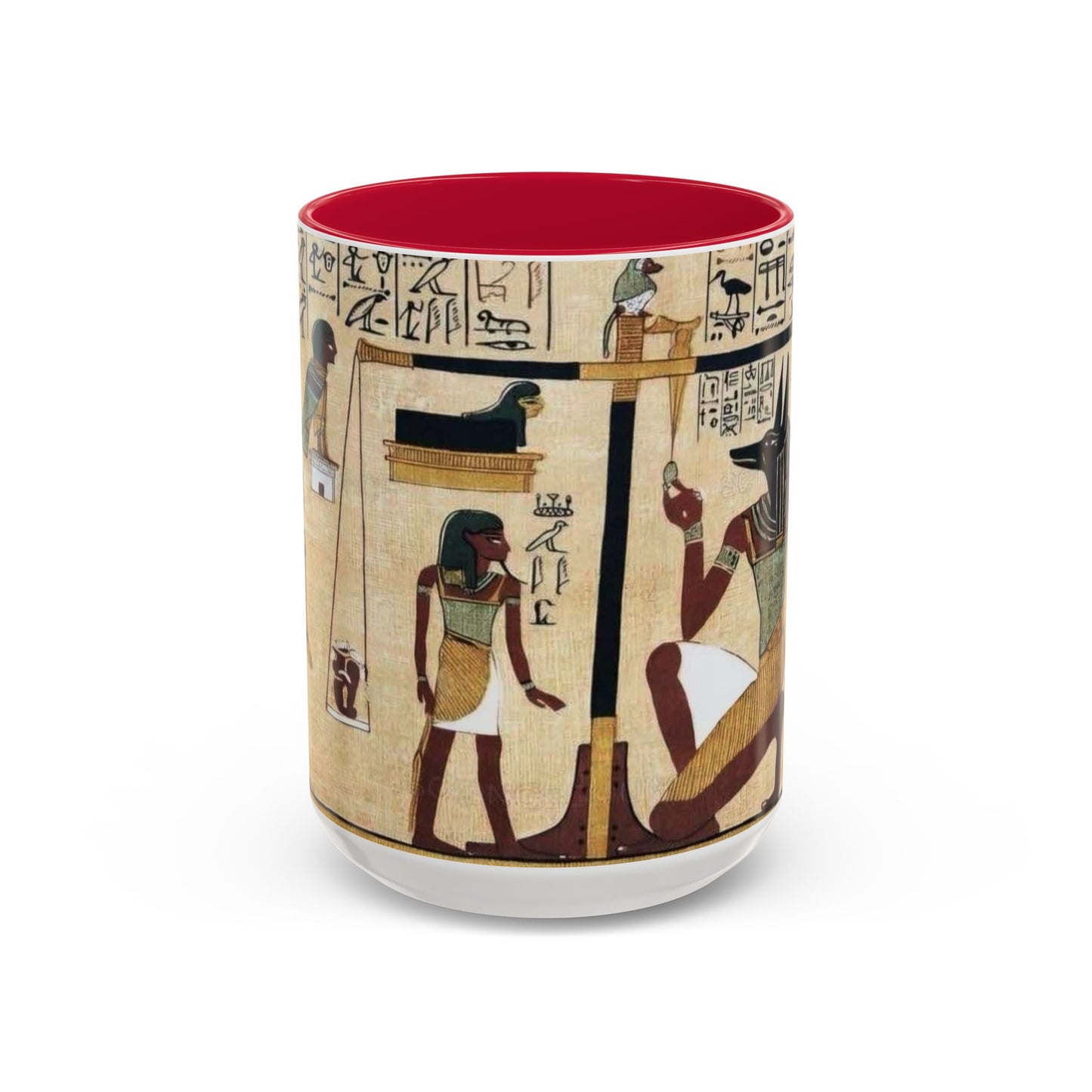 Ancient Egyptian Themed Coffee Mug - Colorful 11oz & 15oz | Unique Art Gift for History Lovers