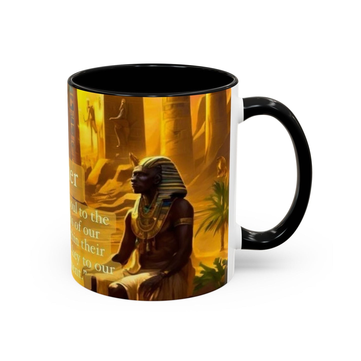 9 Ether coffee mugs, Ceramic Tea Cup, Afrocentric Drinkware, Meditation Coffee Mug, Melanin Magic Gift, Ethnic Kitchen Decor