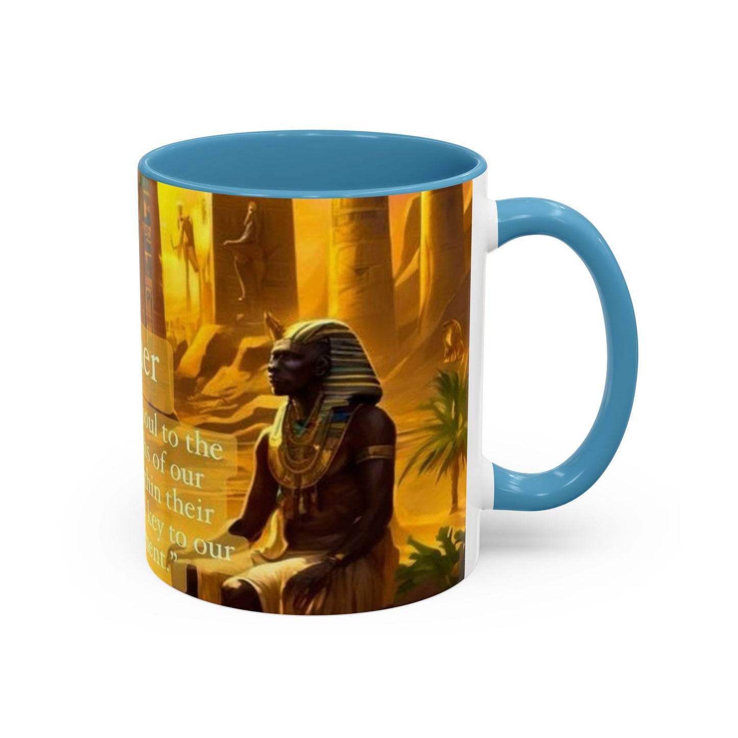 9 Ether coffee mugs, Ceramic Tea Cup, Afrocentric Drinkware, Meditation Coffee Mug, Melanin Magic Gift, Ethnic Kitchen Decor