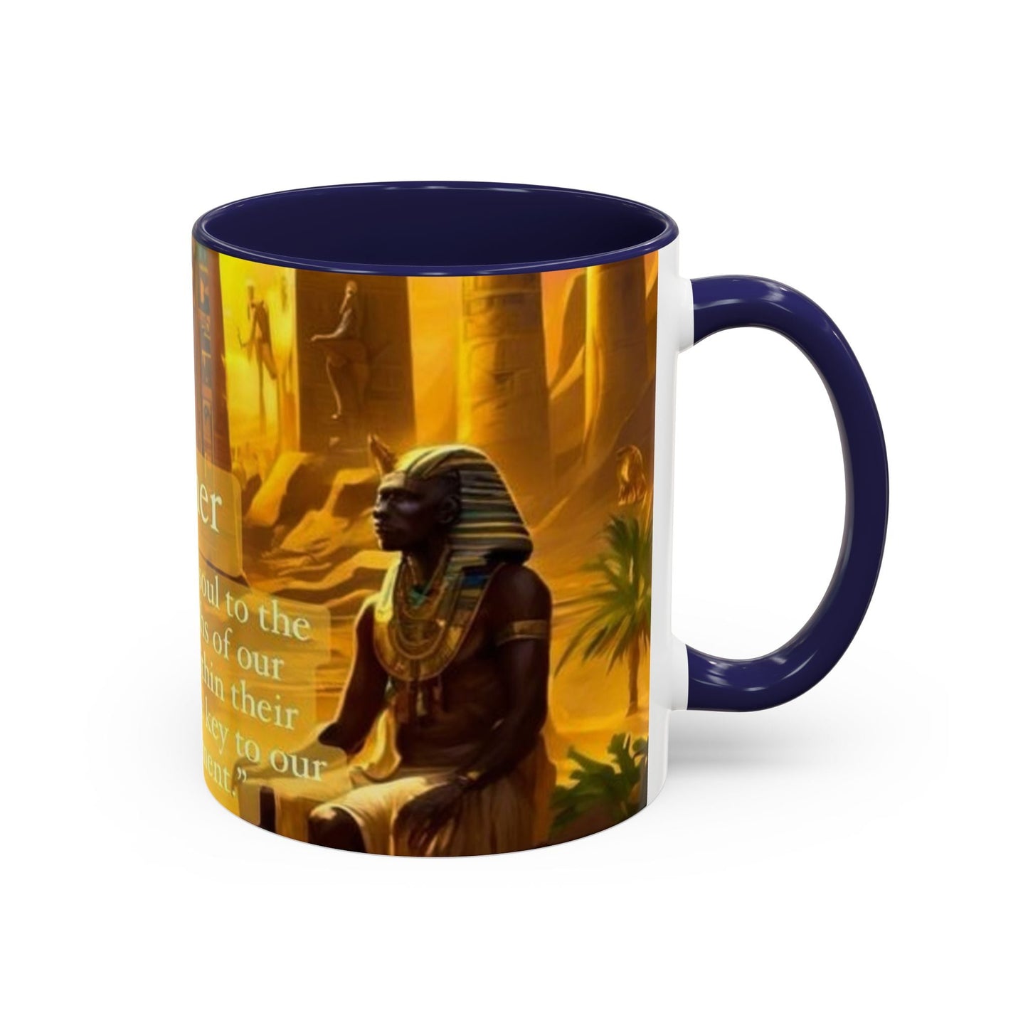9 Ether coffee mugs, Ceramic Tea Cup, Afrocentric Drinkware, Meditation Coffee Mug, Melanin Magic Gift, Ethnic Kitchen Decor