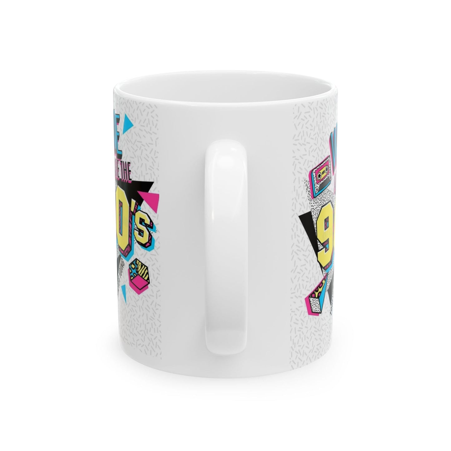 90's Nostalgia Ceramic Mug - Retro Fun for Coffee Lovers