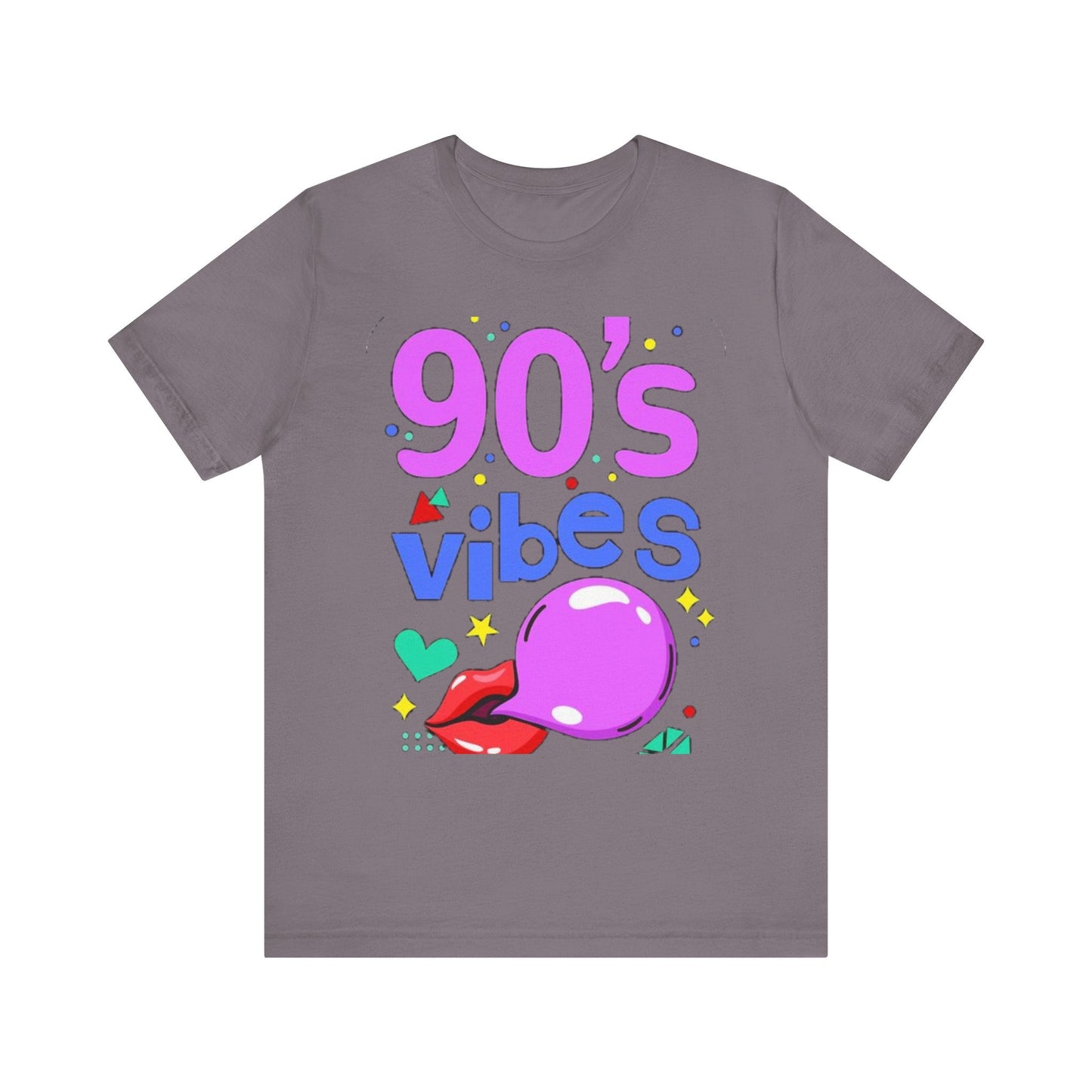 90's Vibes Unisex Short Sleeve Tee - Retro Graphic T-Shirt for Nostalgic Comfort