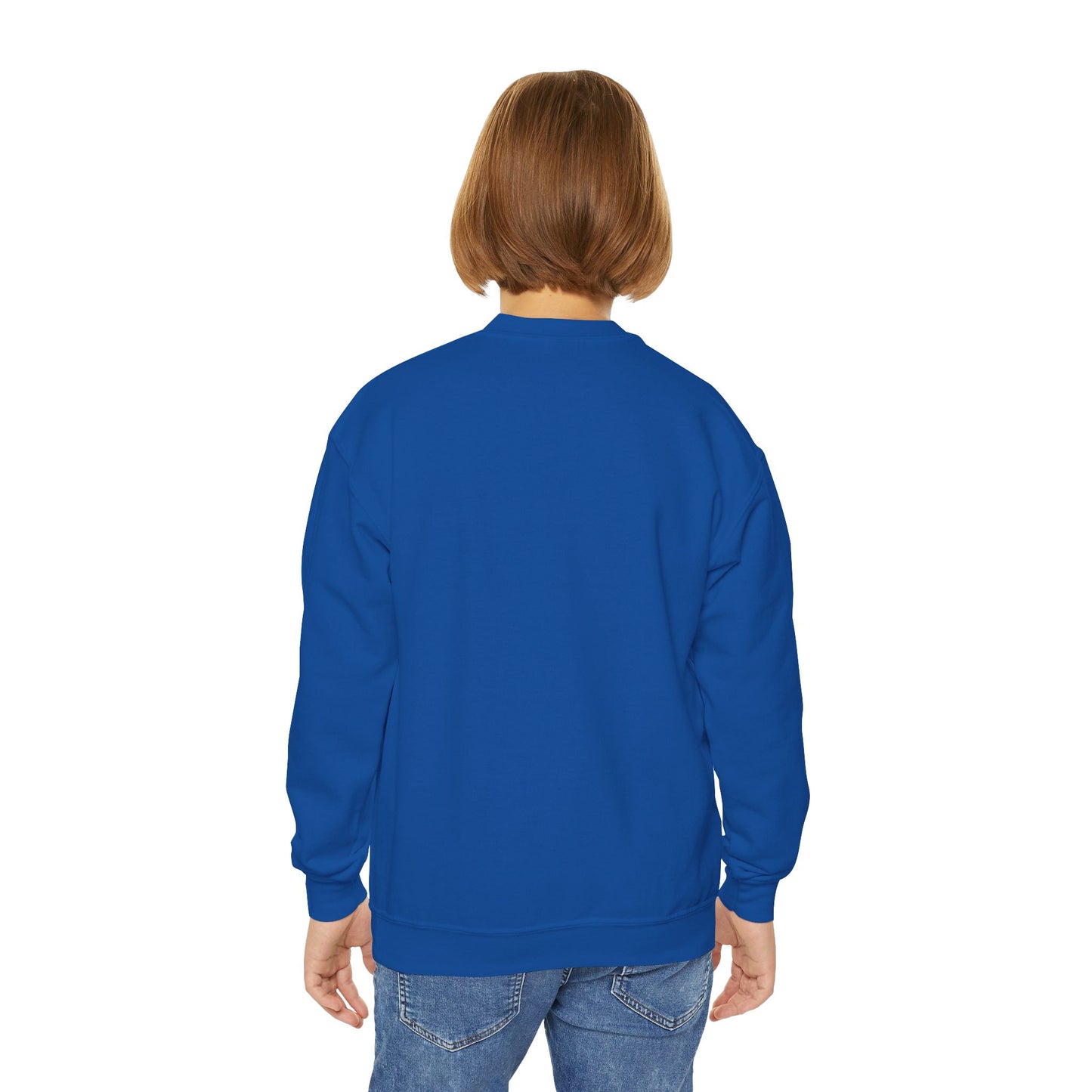 Golden Dog Youth Crewneck Sweatshirt, Animal Lover Gift, Cozy Youth Apparel, Pet Memorial, Dog-Themed Sweatshirt, Fun Everyday Wear