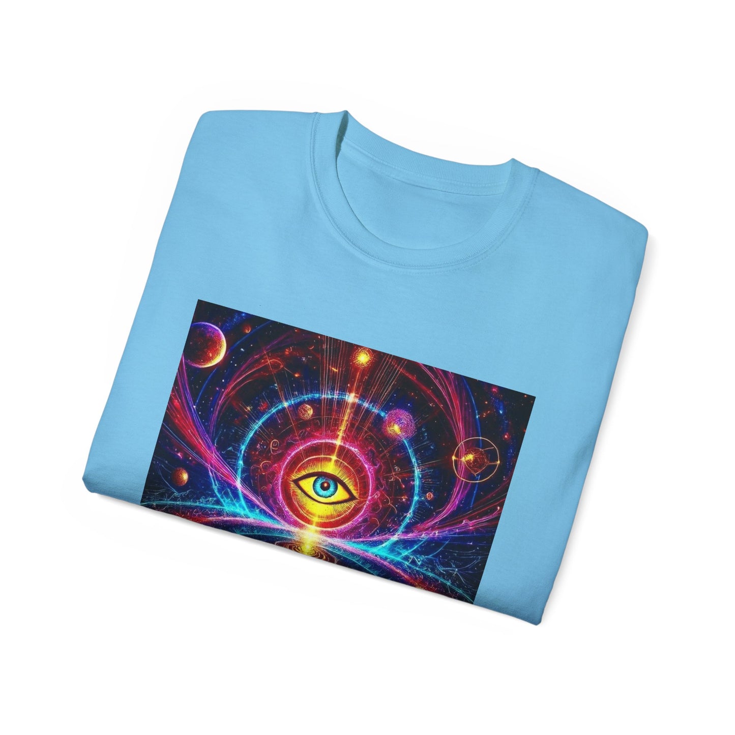 Cosmic Eye T-shirt Unisex Ultra Cotton Tee - Spiritual Graphic Shirt, Psychedelic Fashion, Festival Wear, Art Tee, Gift for Dreamers
