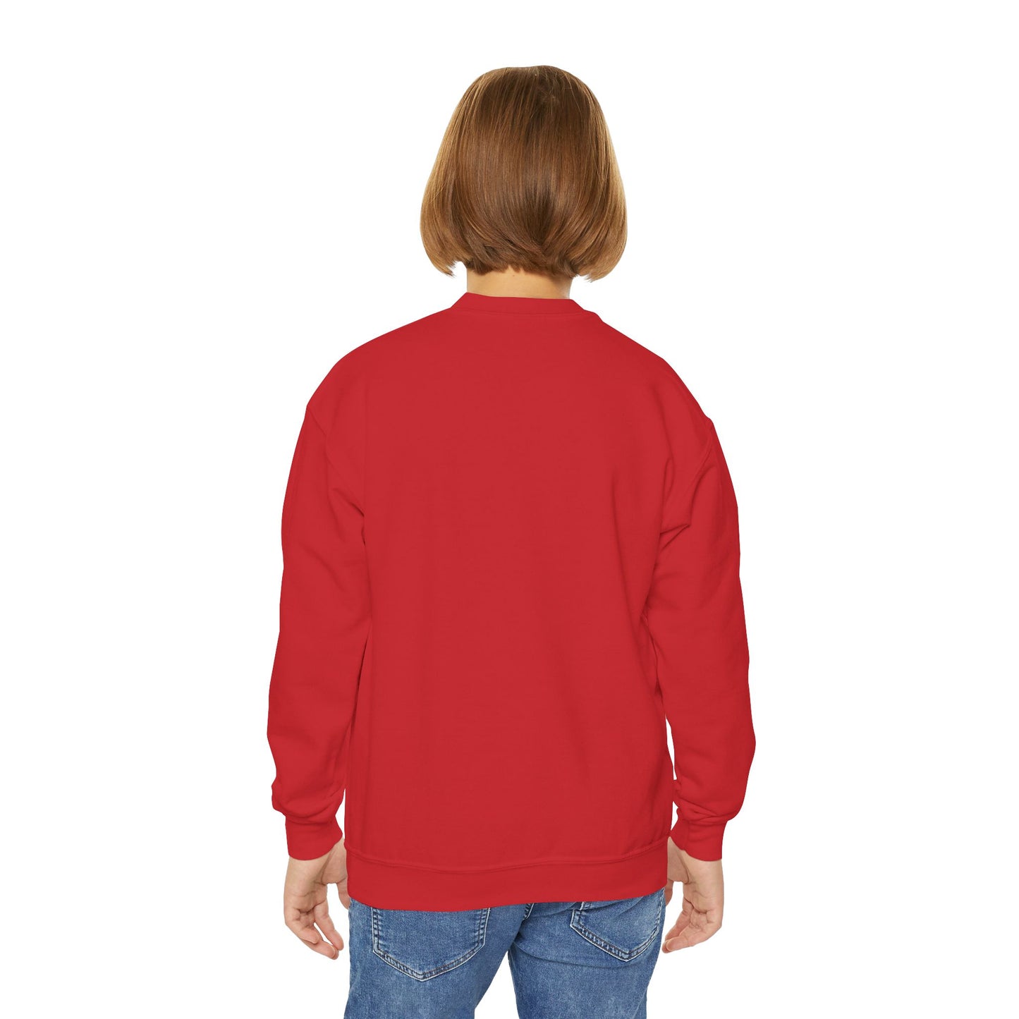 Golden Dog Youth Crewneck Sweatshirt, Animal Lover Gift, Cozy Youth Apparel, Pet Memorial, Dog-Themed Sweatshirt, Fun Everyday Wear