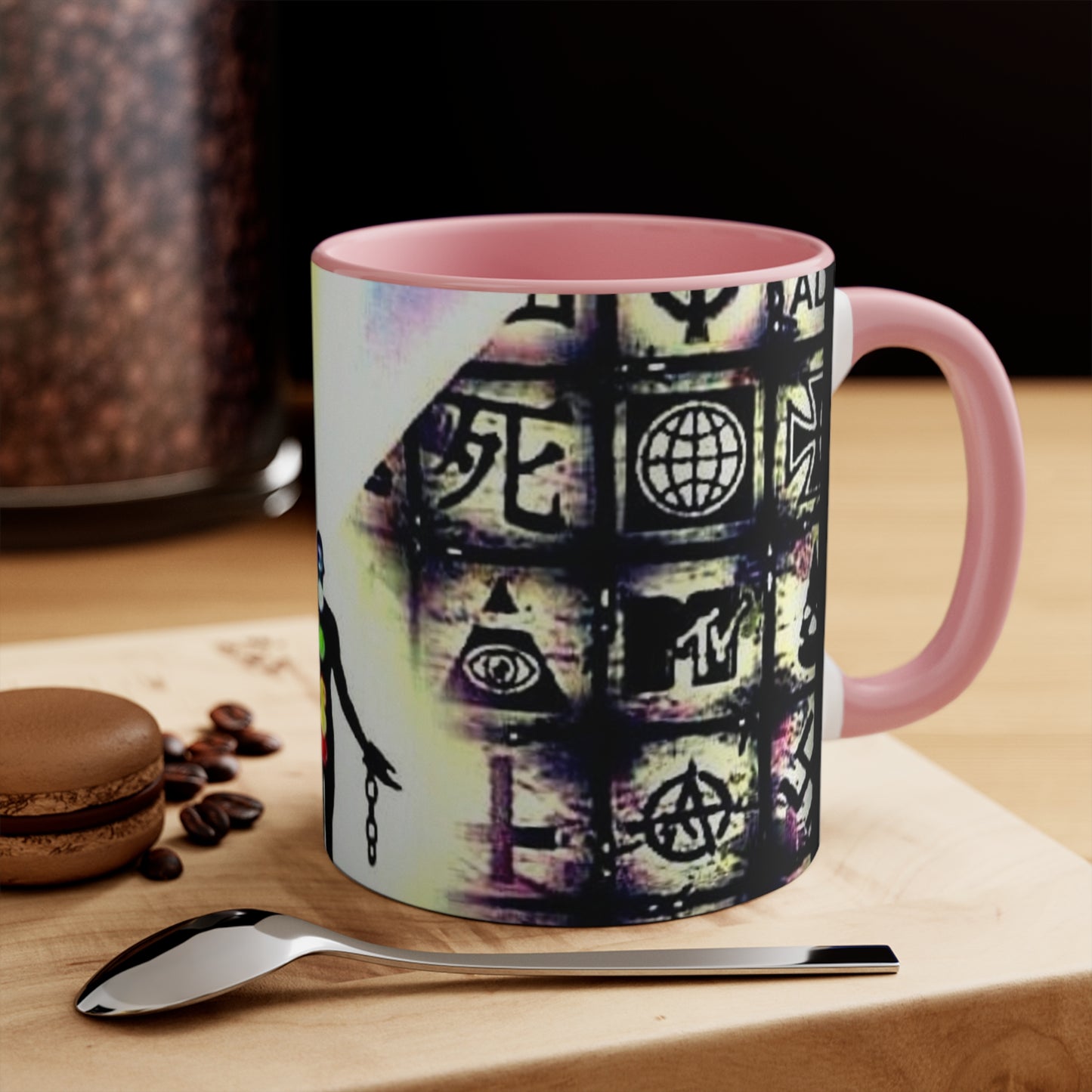 Mystical Accent Mugs - Chakra and Symbol Design for Spiritual Awakening