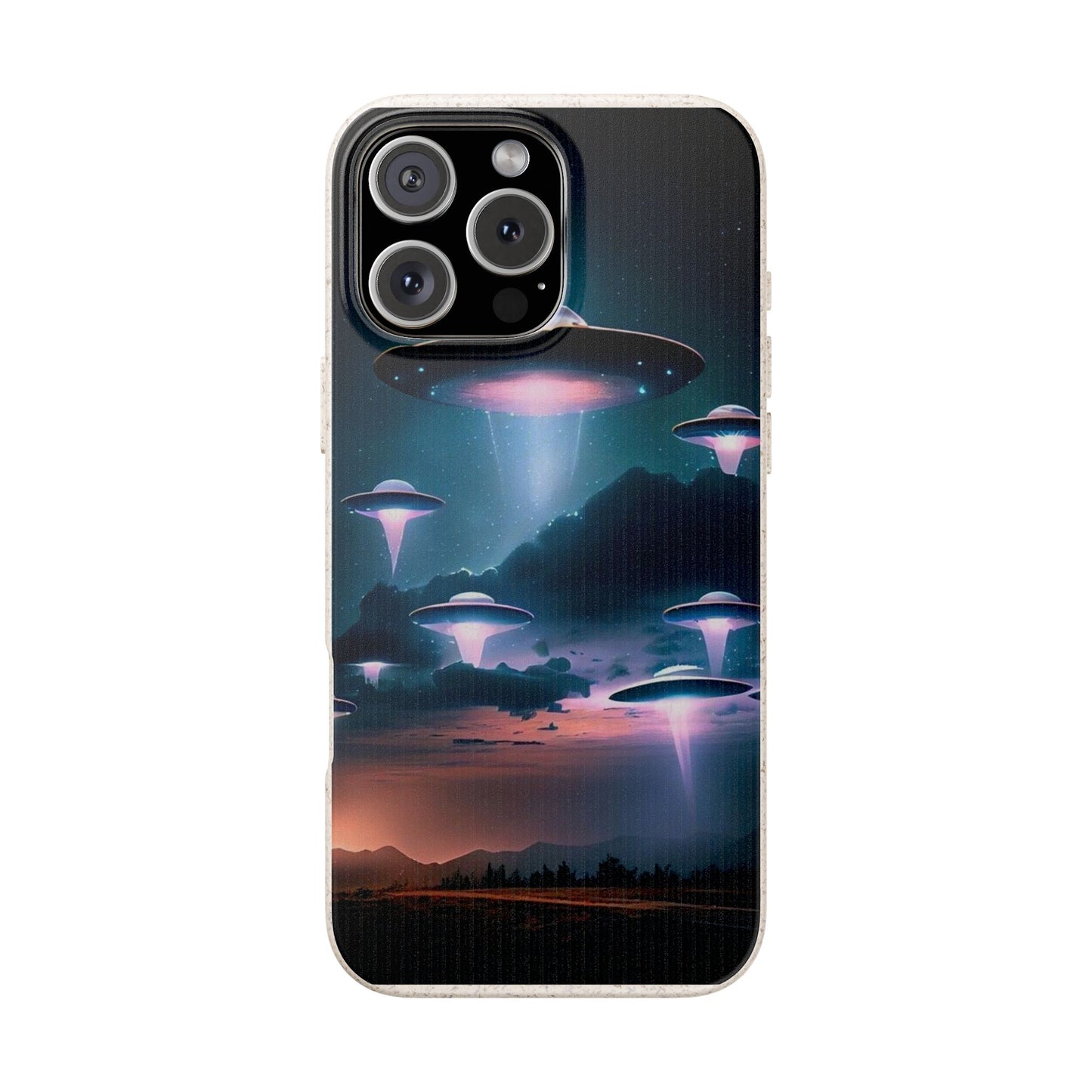 Biodegradable UFO Phone Case - Eco-Friendly and Stylish Design
