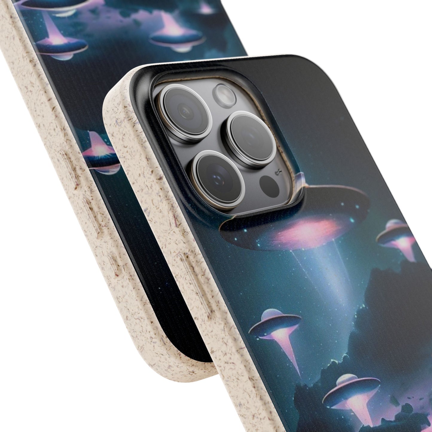 Biodegradable UFO Phone Case - Eco-Friendly and Stylish Design