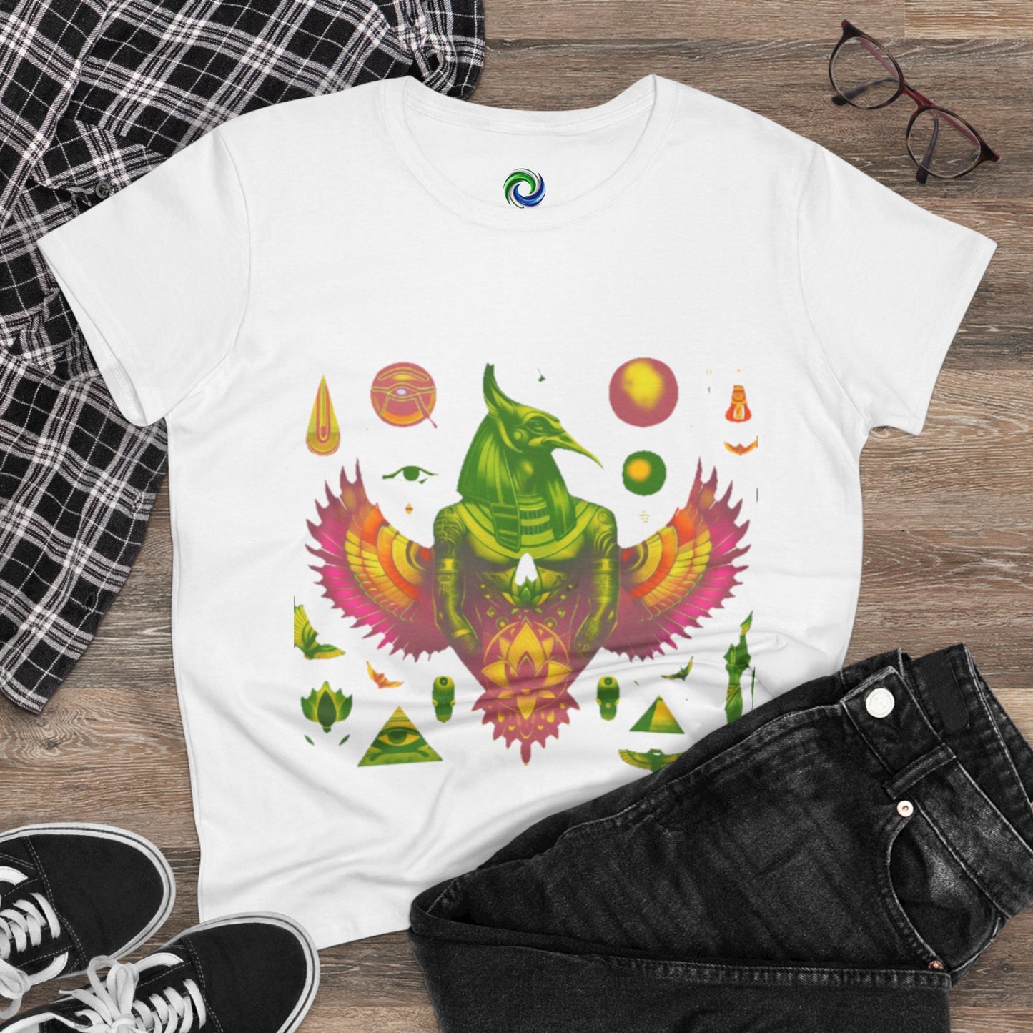 Vibrant Graphic Tee for Free Spirits, Boho Style Shirt, Unique Casual Wear, Perfect for Festivals, Summer Outings, Gifts