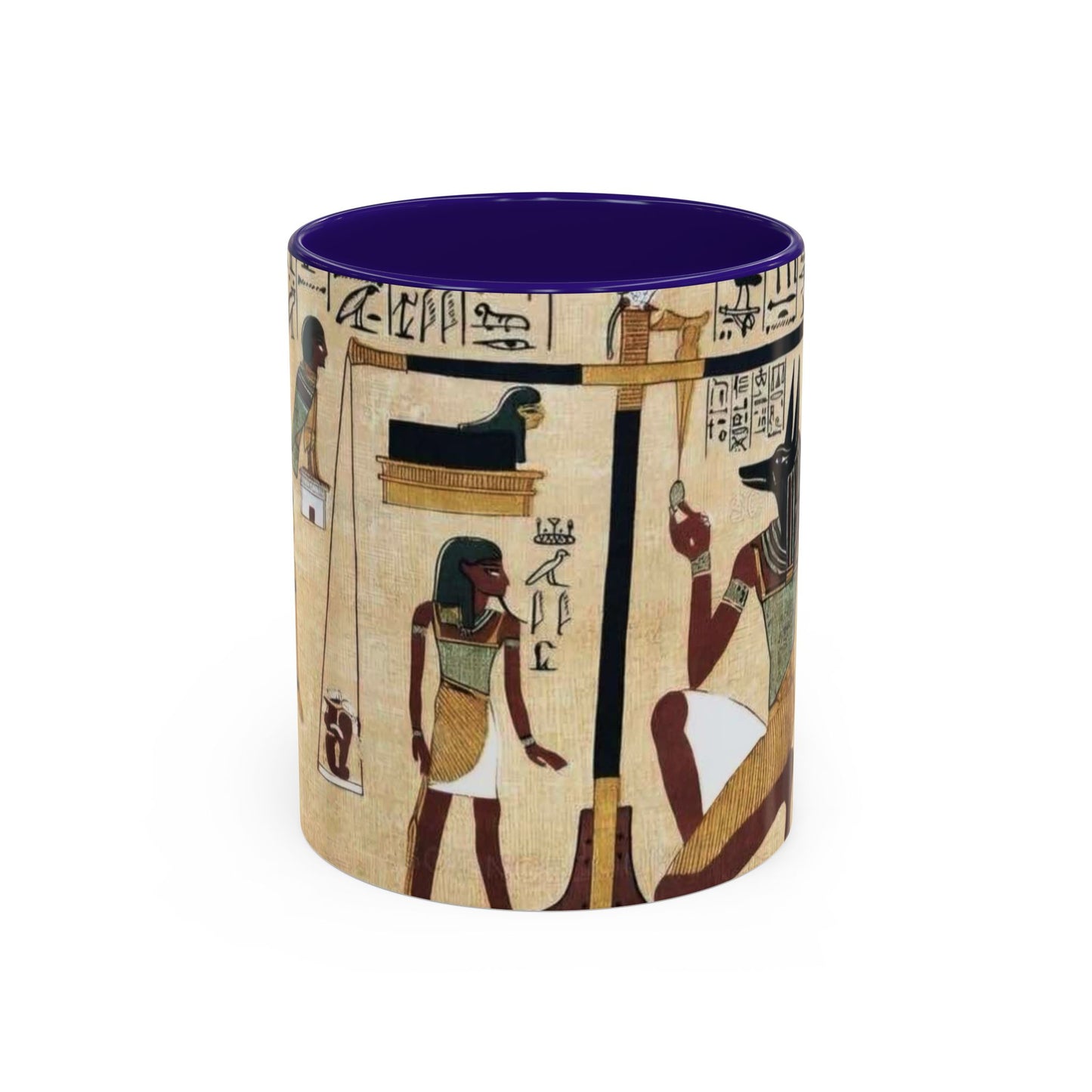 Ancient Egyptian Themed Coffee Mug - Colorful 11oz & 15oz | Unique Art Gift for History Lovers