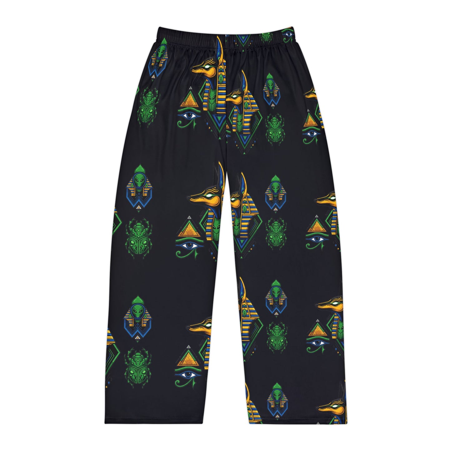 Egyptian-Themed Men's Pajama Pants, Cozy Sleepwear, Retro Lounge Pants, Unique Gift for Him, Everyday Comfort, Dreamy Nights