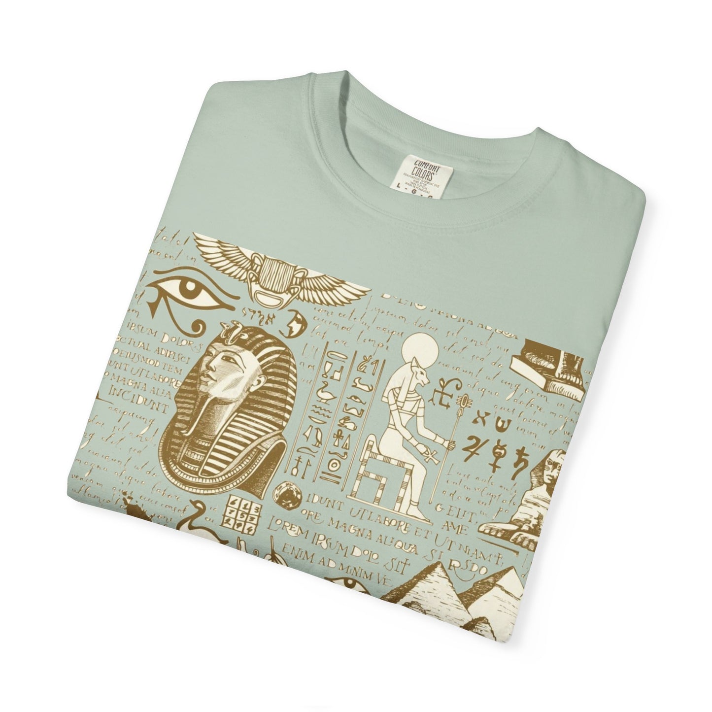 Egyptian-Inspired Unisex T-Shirt - Retro Vibe, Perfect for Music Lovers, Festivals, Gifts, Casual Wear, Vintage Style