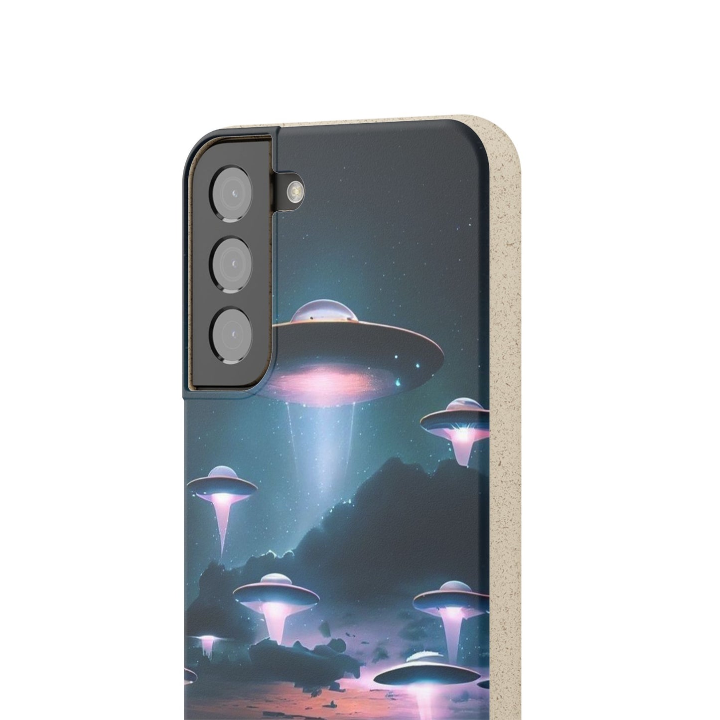 Biodegradable UFO Phone Case - Eco-Friendly and Stylish Design