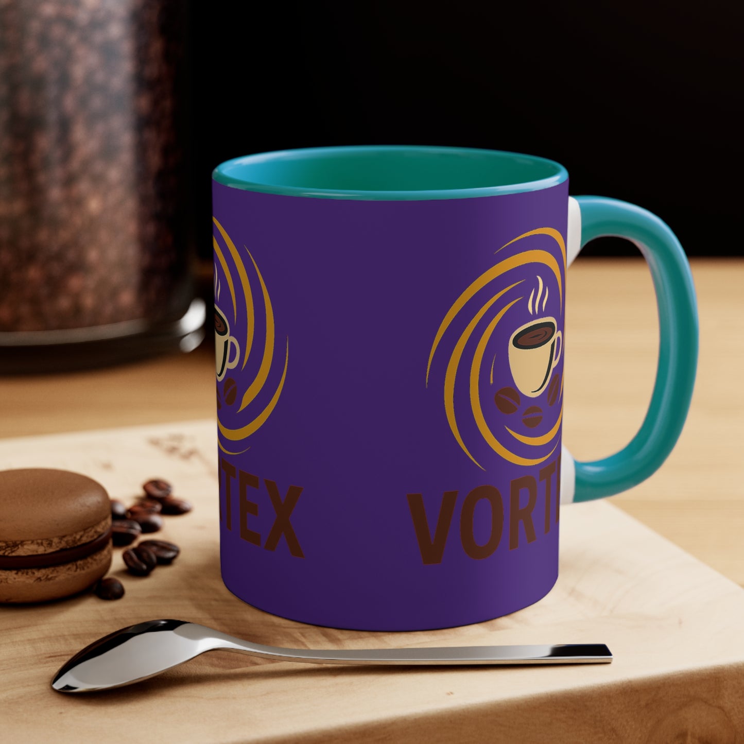 Stylish Coffee Mug with Vortex Design, Cool Mug for Coffee Lovers, Gift for Baristas, Unique Office Mug, Creative Kitchenware