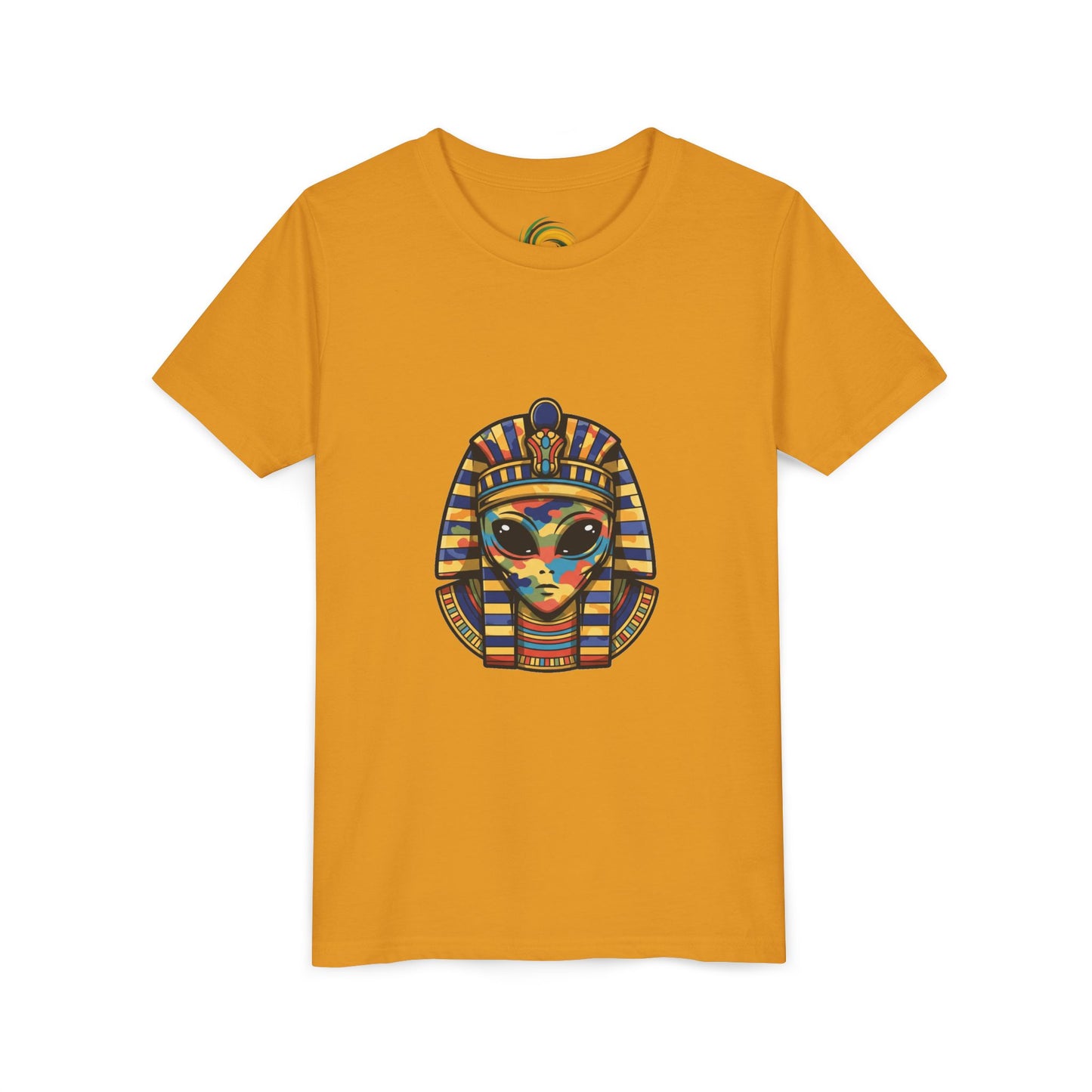Colorful Pharaoh Youth Tee - Fun Gift, Apparel, Kids Fashion, Egyptian Theme, Summer Wear