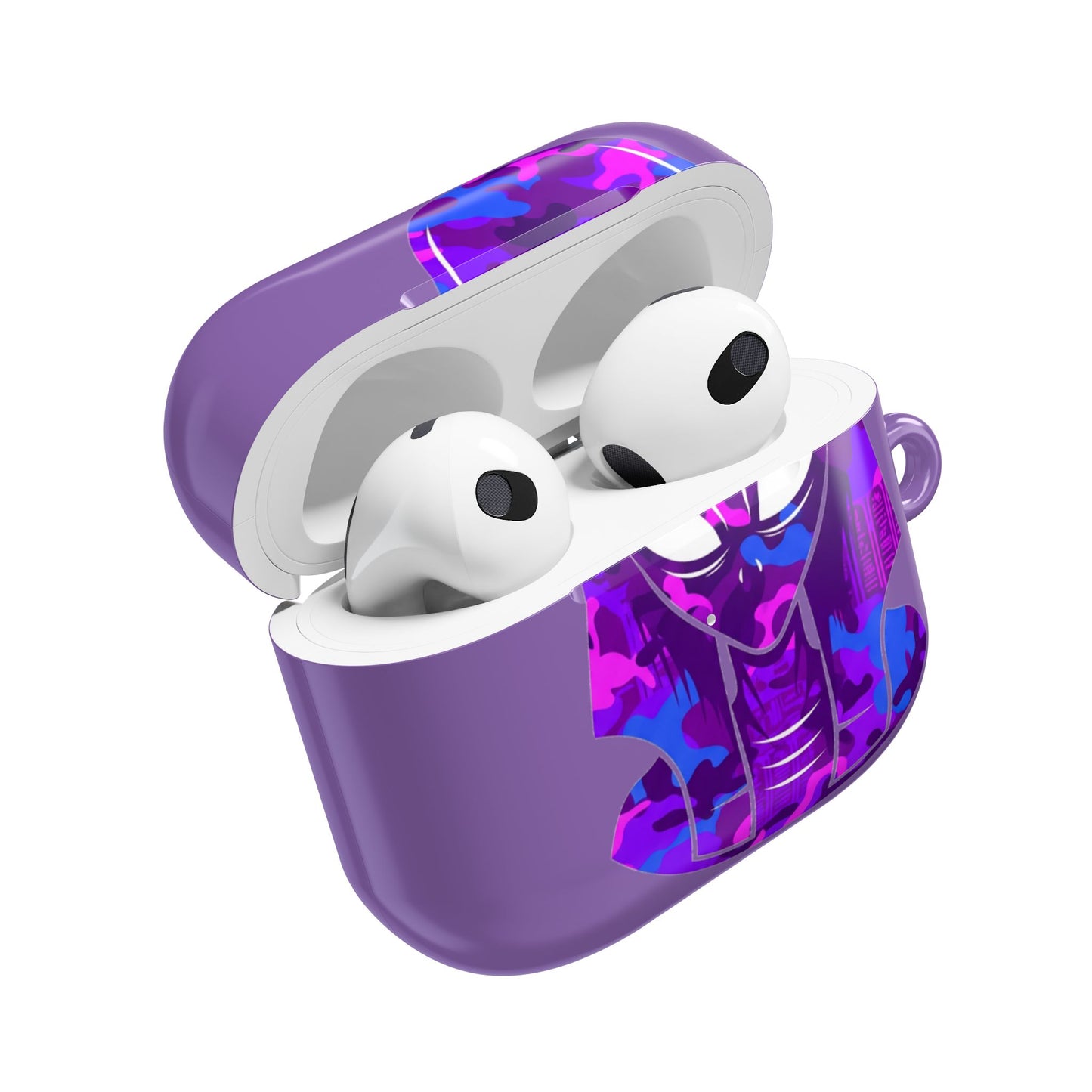 Vibrant Camo AirPod Case, Unique AirPods Cover, Cool Accessories for Teens, Travel Gift, Tech Protection