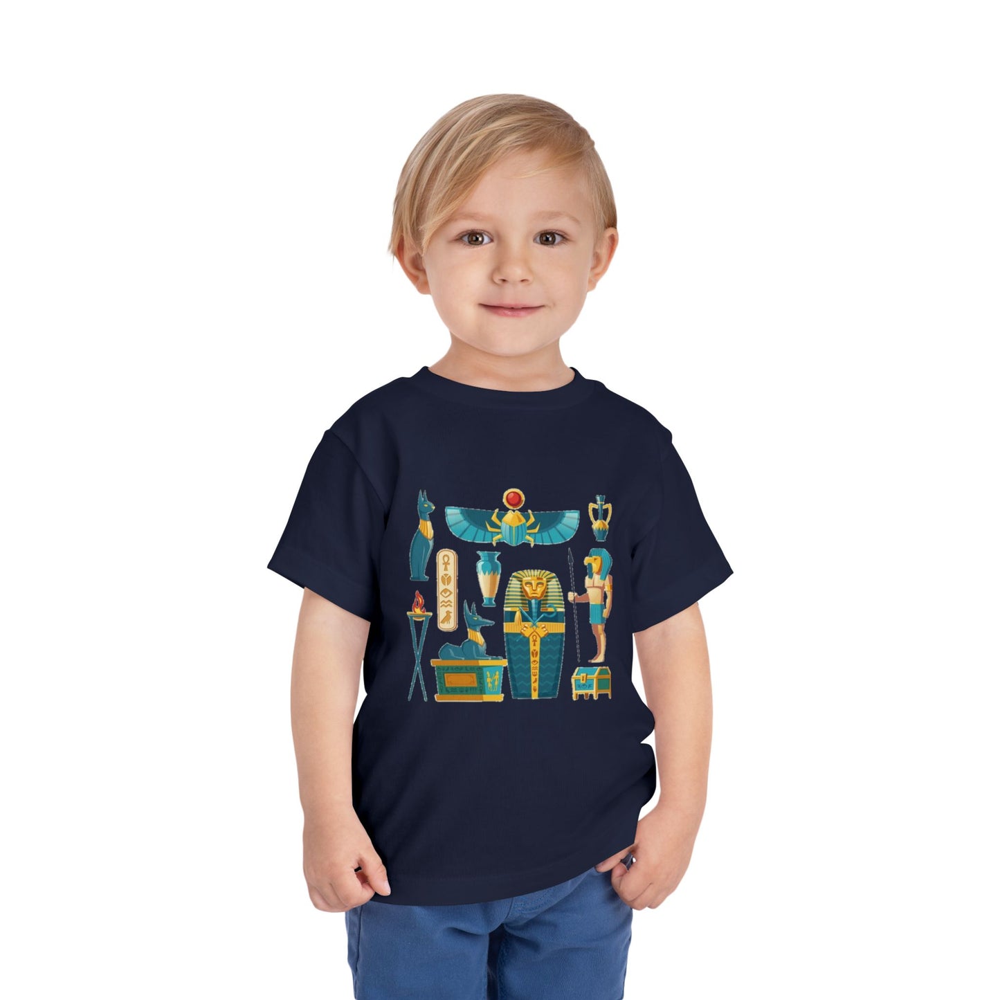Egyptian-Themed Toddler Tee - Fun Kids' Shirt, Perfect for Playtime, Birthday Gifts, Baby Showers, Dress Up!