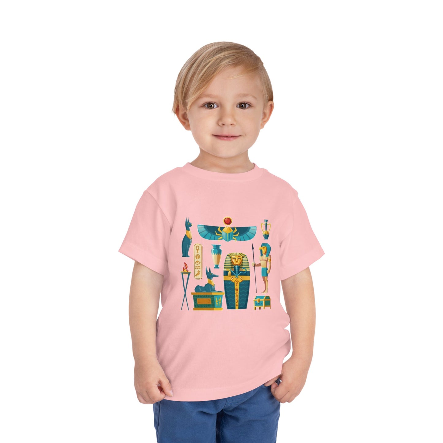 Egyptian-Themed Toddler Tee - Fun Kids' Shirt, Perfect for Playtime, Birthday Gifts, Baby Showers, Dress Up!