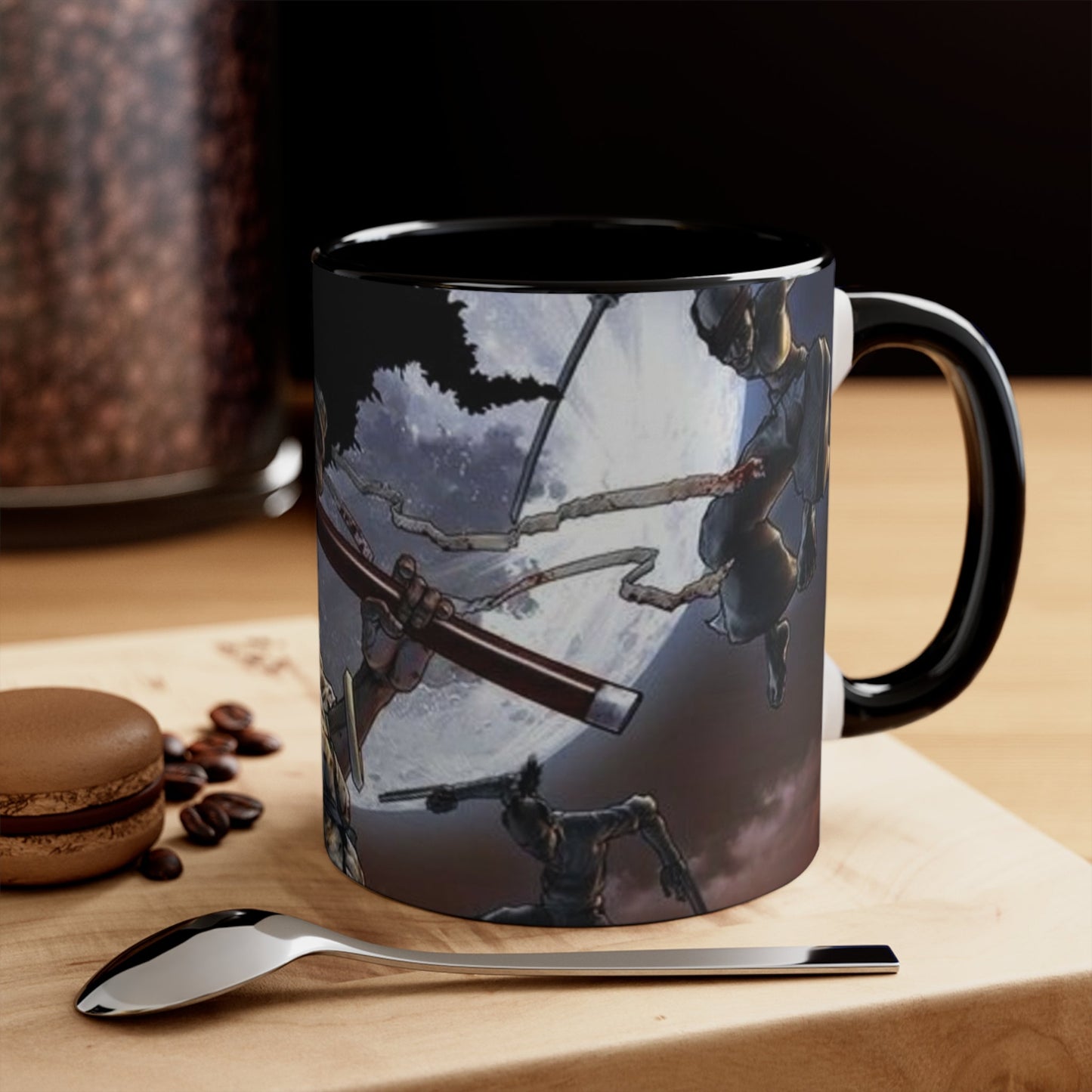Artistic Accent Mug - Unique Design for Coffee Lovers, Gift for Him/Her, Home Decor, Black History Month, Artisan Kitchenware