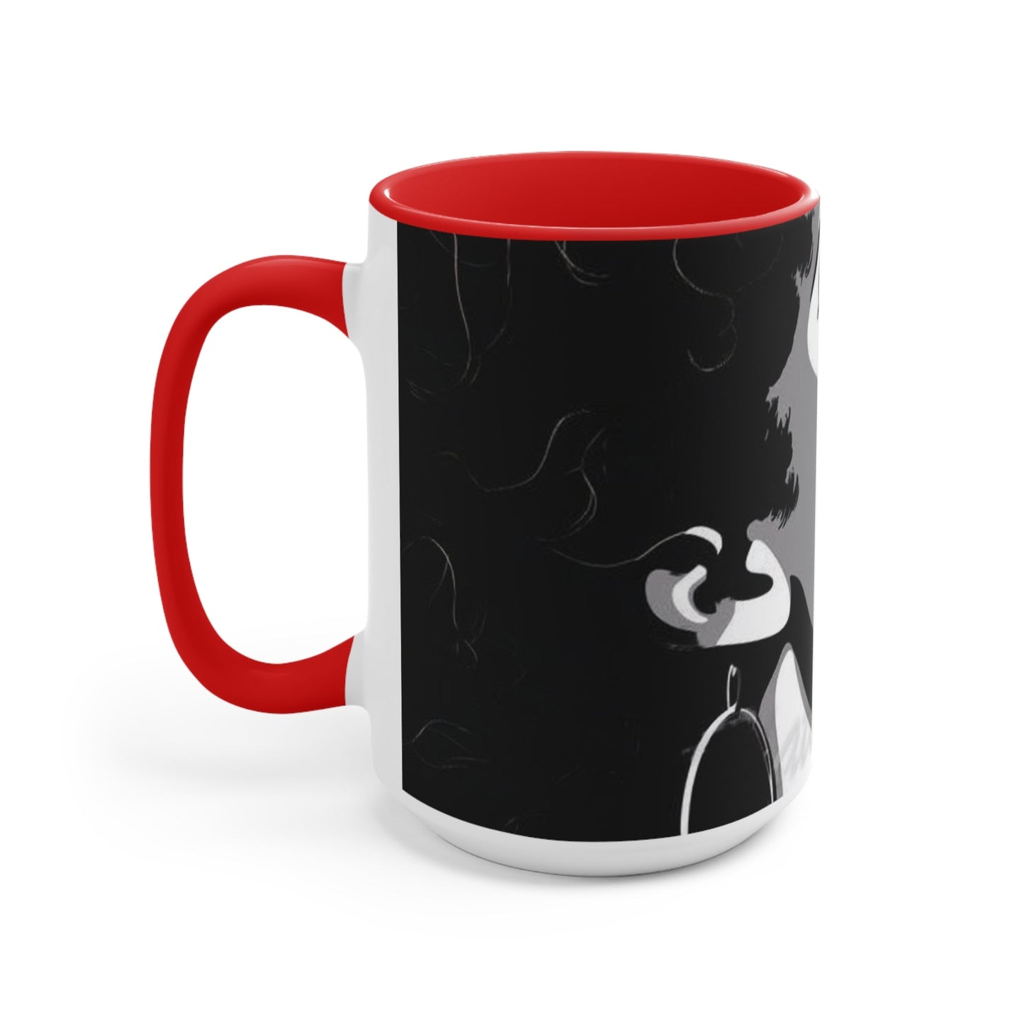 Beautiful woman coffee cup