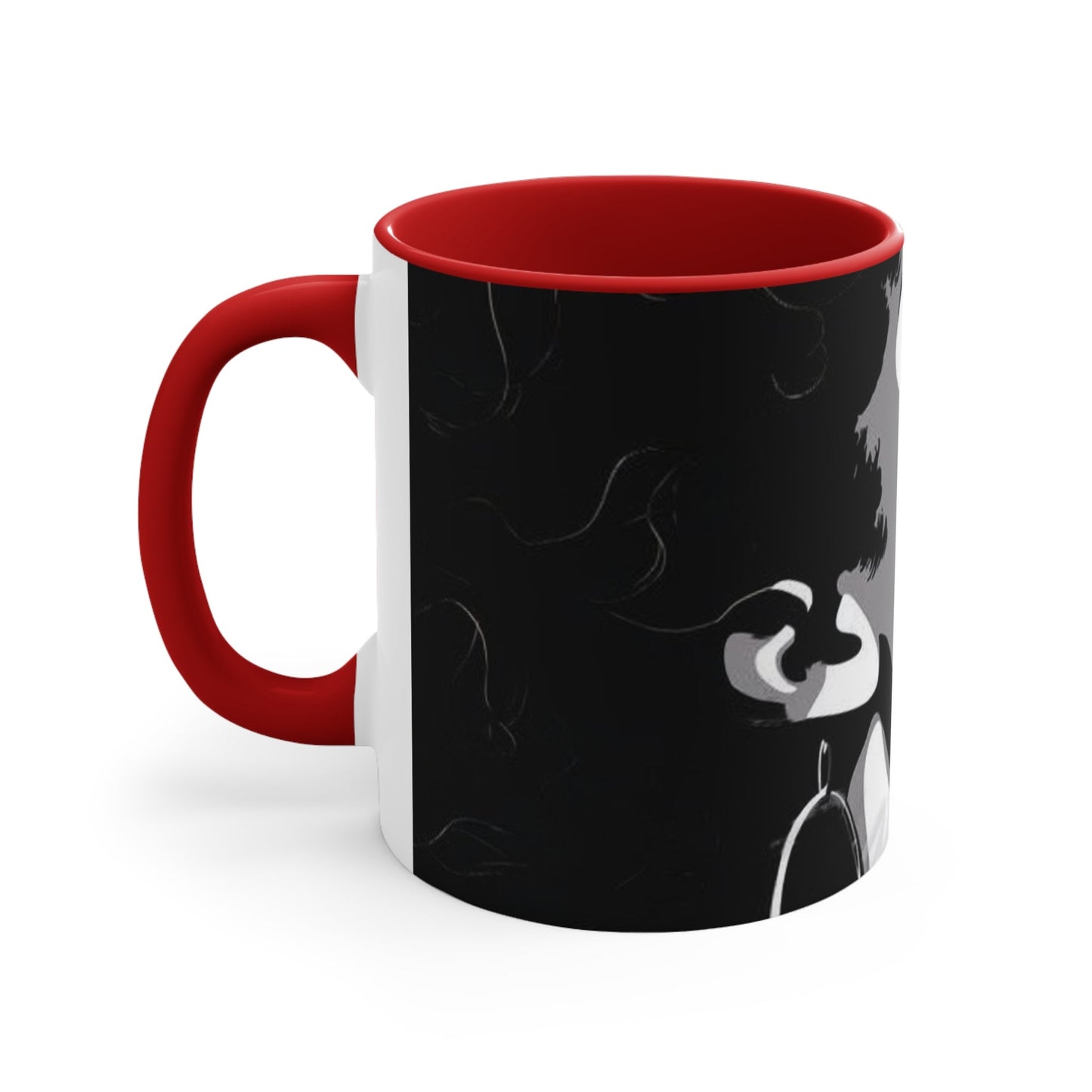 Beautiful woman coffee cup