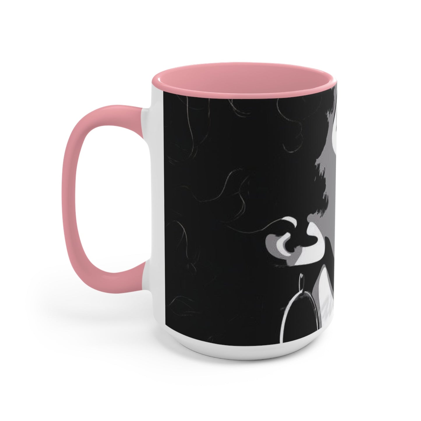 Beautiful woman coffee cup