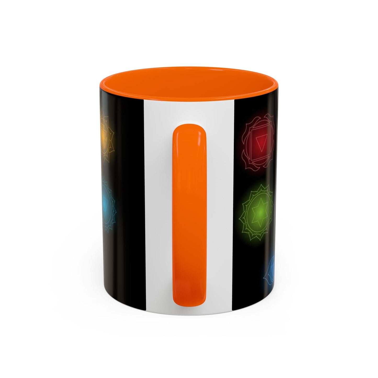Chakras Coffee Cup, Ceramic Tea Mug, Kitchen Gift, Unique Design, 11oz, 15oz