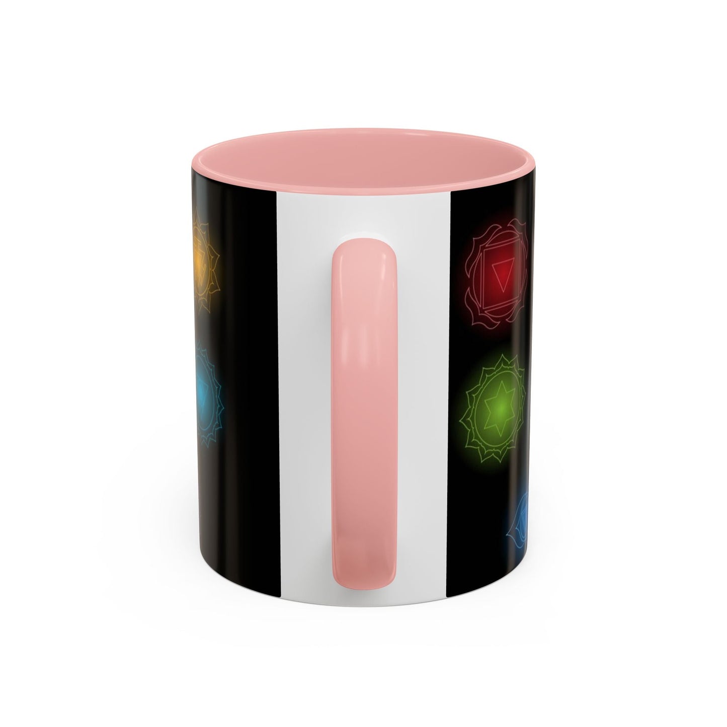 Chakras Coffee Cup, Ceramic Tea Mug, Kitchen Gift, Unique Design, 11oz, 15oz