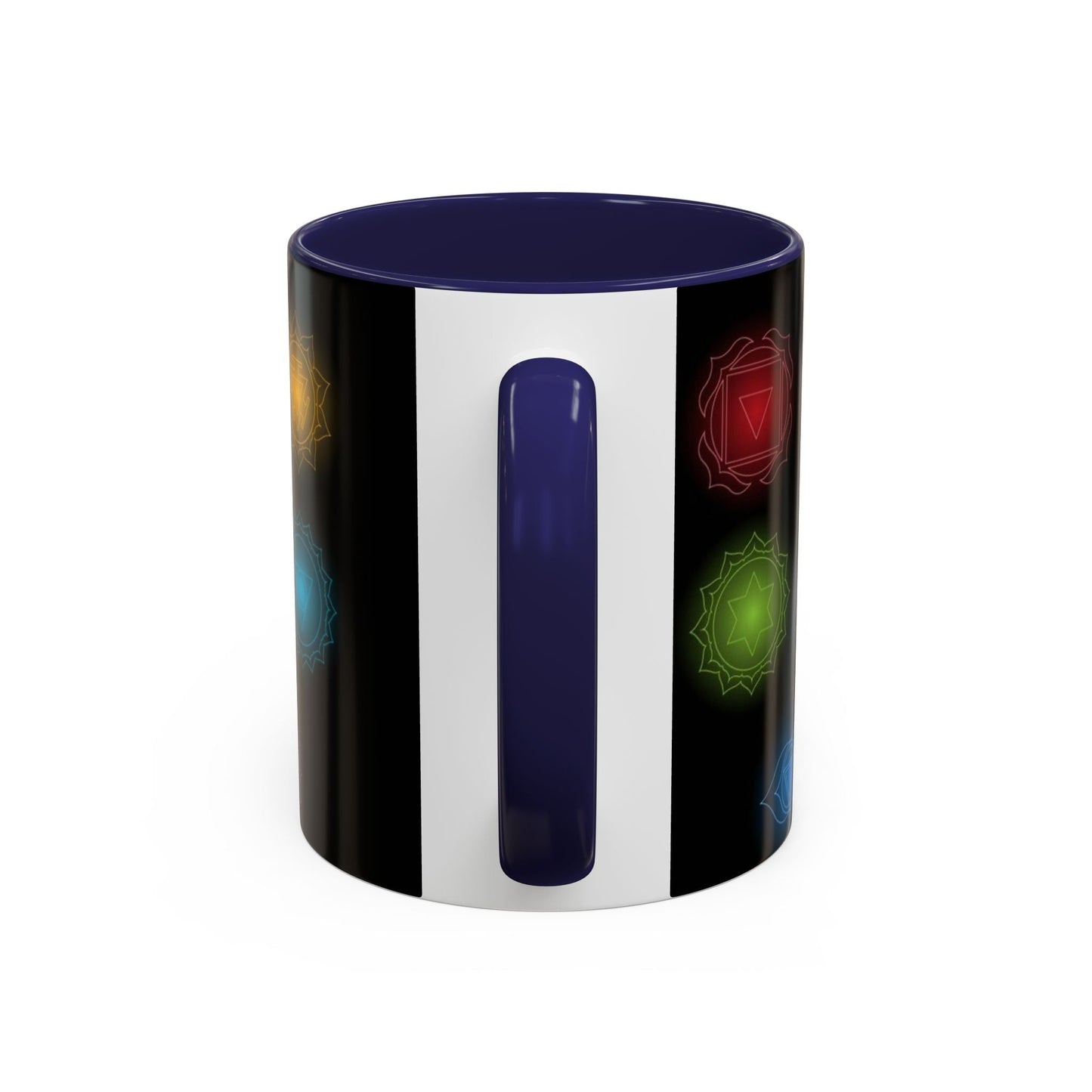 Chakras Coffee Cup, Ceramic Tea Mug, Kitchen Gift, Unique Design, 11oz, 15oz