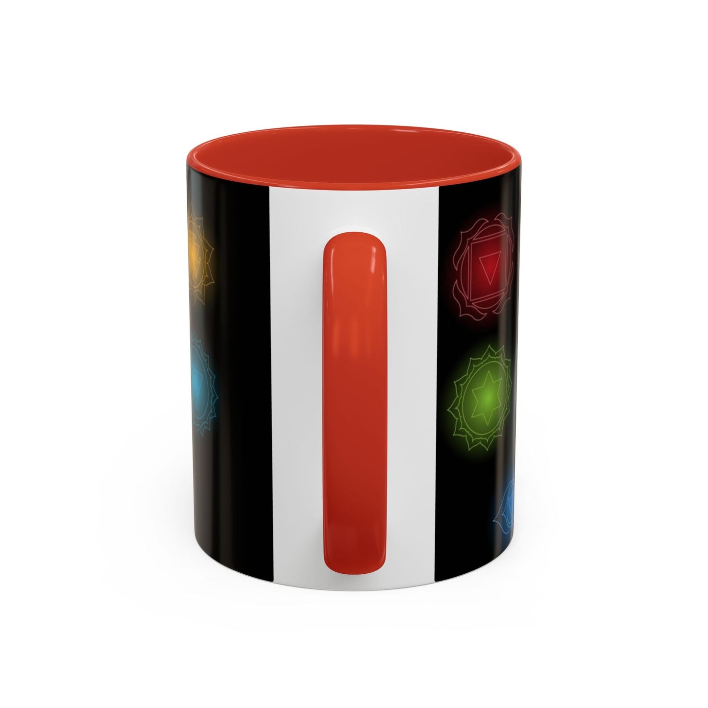 Chakras Coffee Cup, Ceramic Tea Mug, Kitchen Gift, Unique Design, 11oz, 15oz