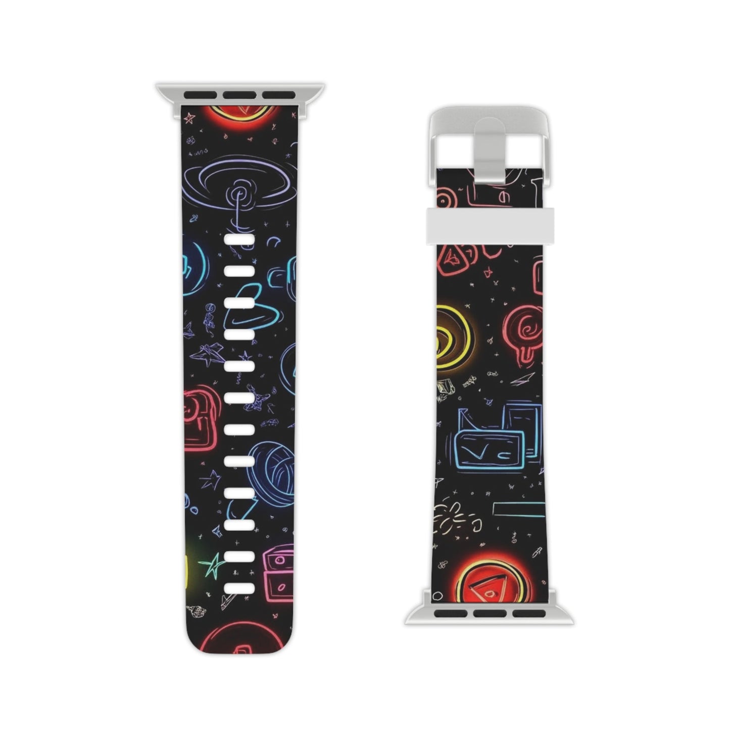 Colorful Apple Watch Band, Stylish Watch Strap, Fun Gift for Tech Lovers, Unique Accessory for Events, Perfect for Daily Wear, Holiday