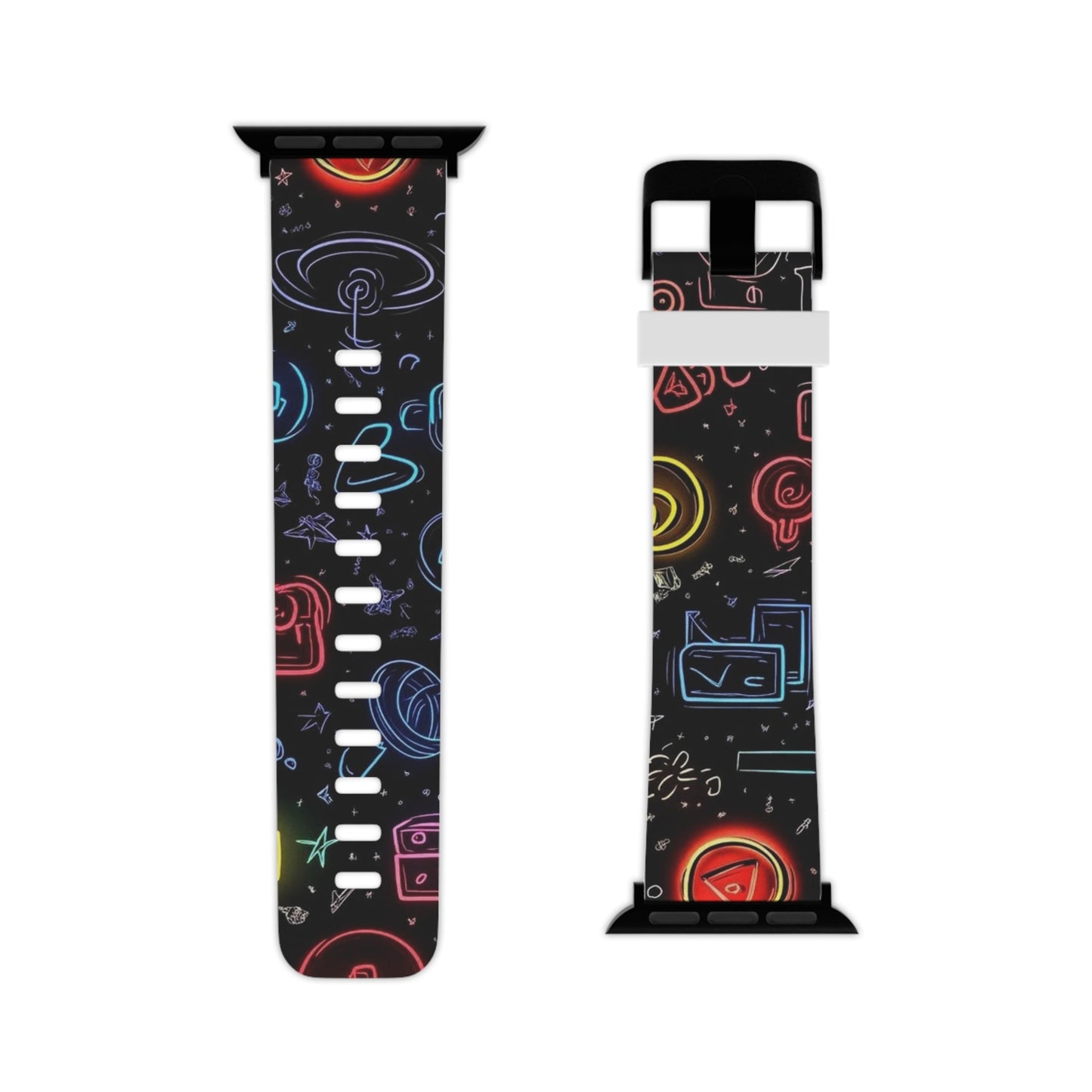 Colorful Apple Watch Band, Stylish Watch Strap, Fun Gift for Tech Lovers, Unique Accessory for Events, Perfect for Daily Wear, Holiday