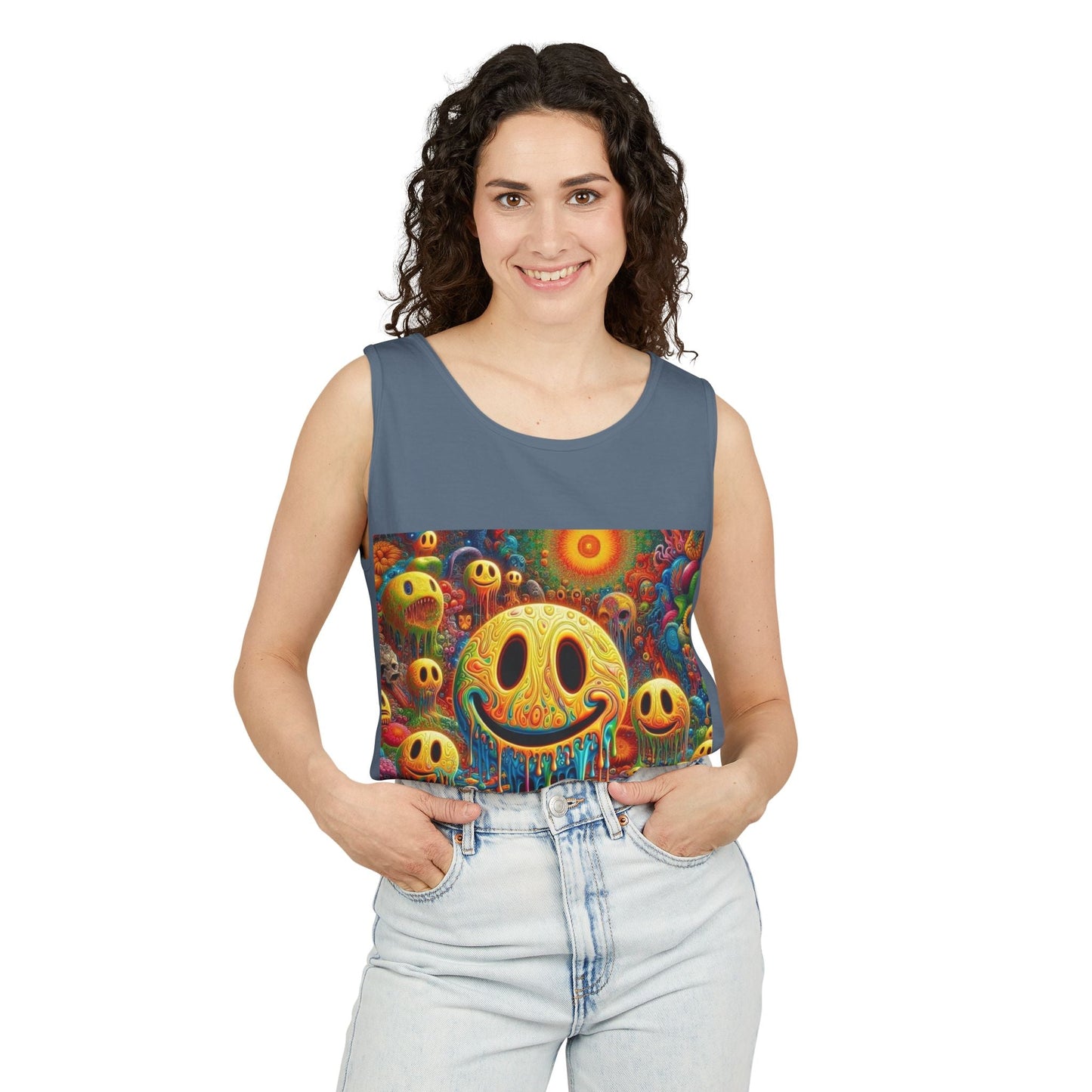 Colorful Psychedelic Tank Top for Summer Vibes