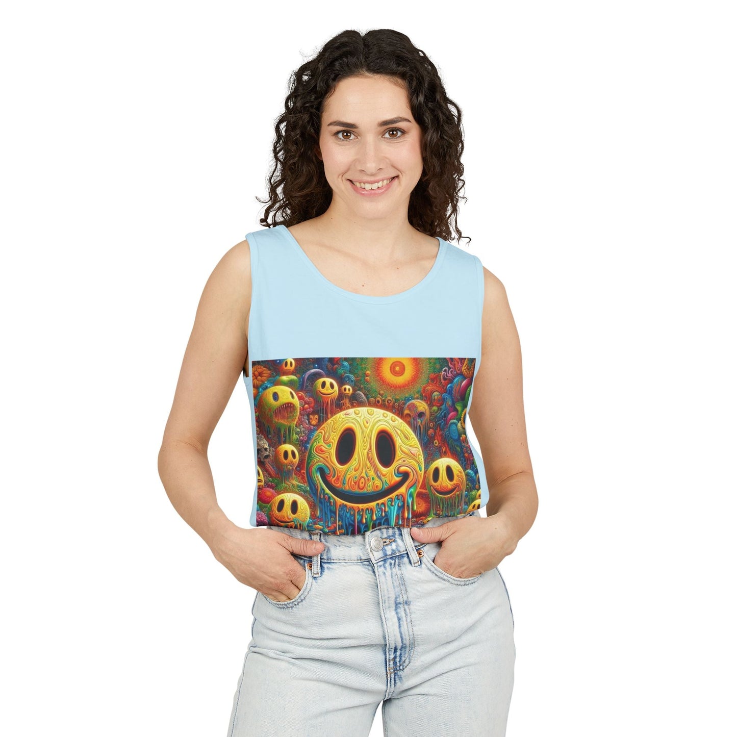 Colorful Psychedelic Tank Top for Summer Vibes