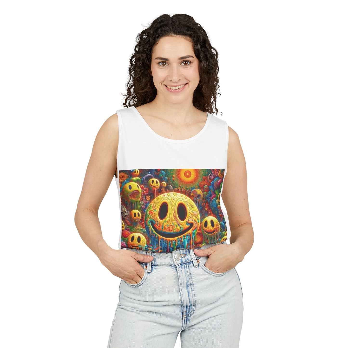 Colorful Psychedelic Tank Top for Summer Vibes