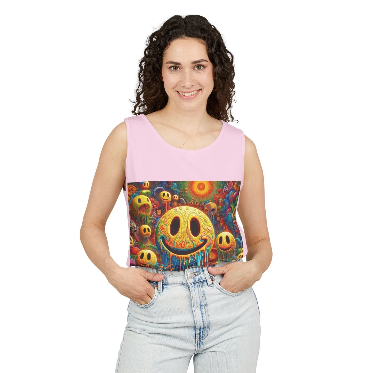 Colorful Psychedelic Tank Top for Summer Vibes
