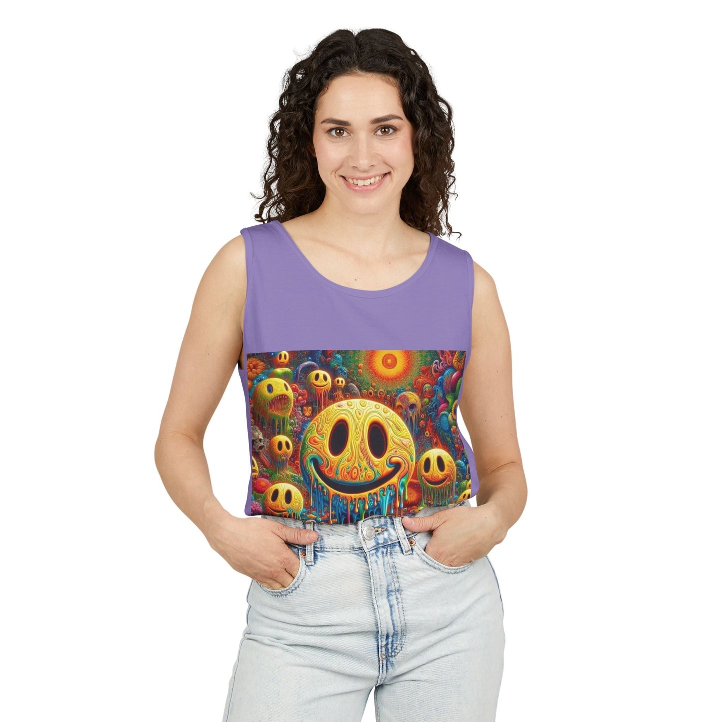 Colorful Psychedelic Tank Top for Summer Vibes