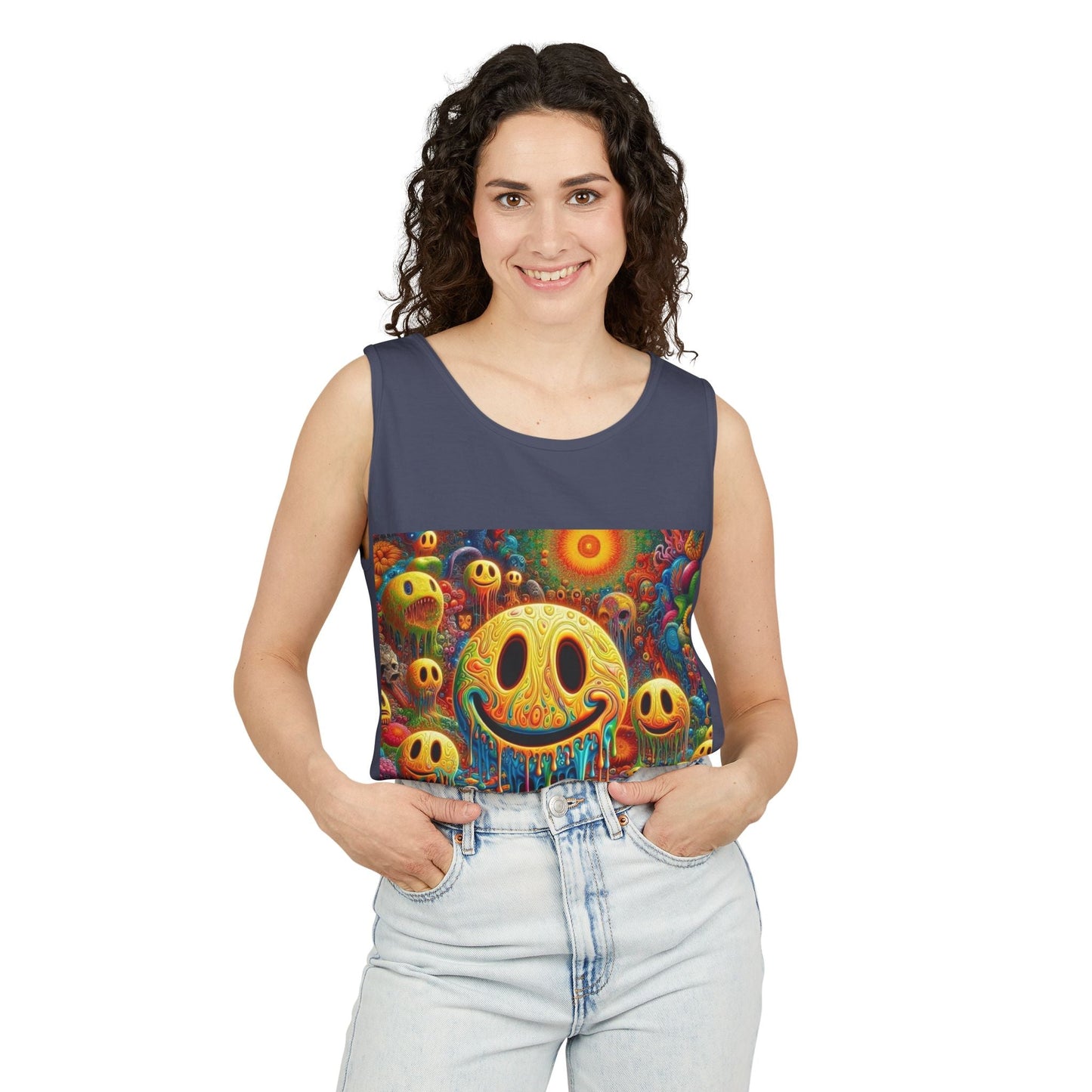 Colorful Psychedelic Tank Top for Summer Vibes