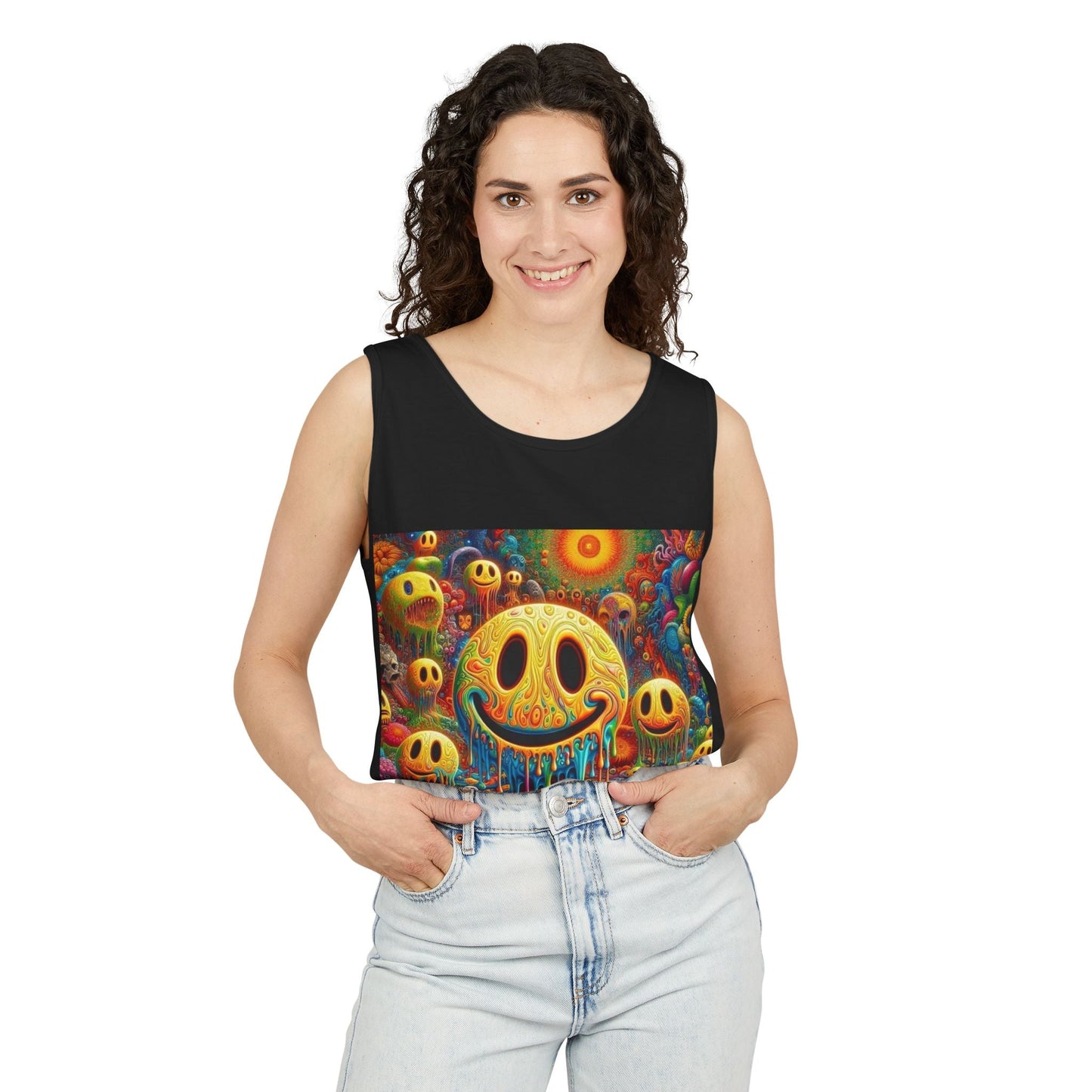 Colorful Psychedelic Tank Top for Summer Vibes