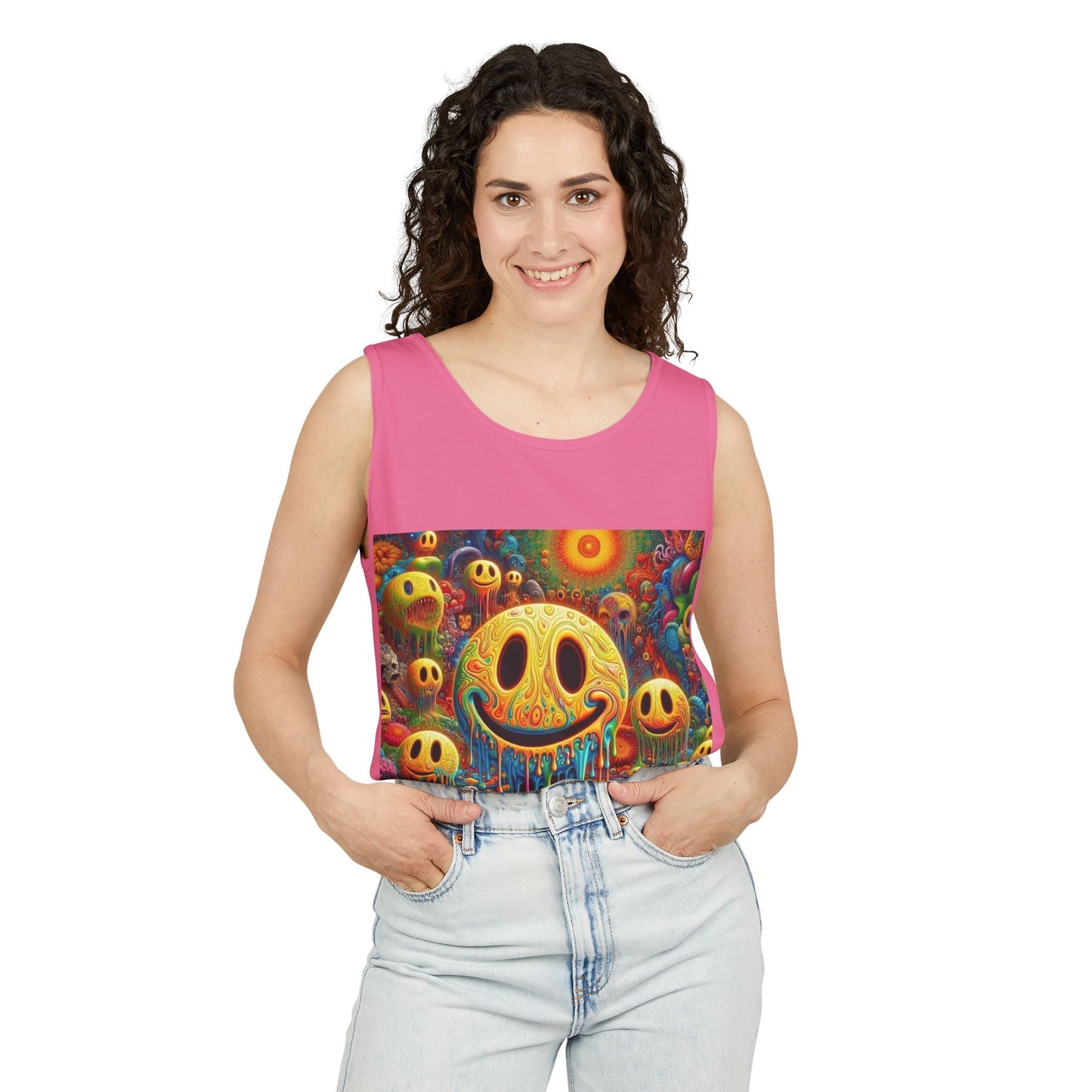 Colorful Psychedelic Tank Top for Summer Vibes
