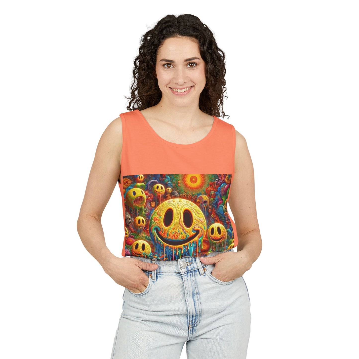 Colorful Psychedelic Tank Top for Summer Vibes