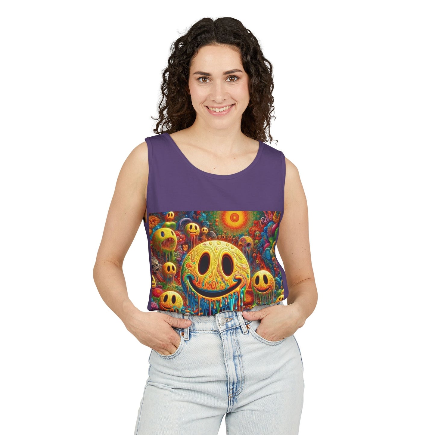 Colorful Psychedelic Tank Top for Summer Vibes